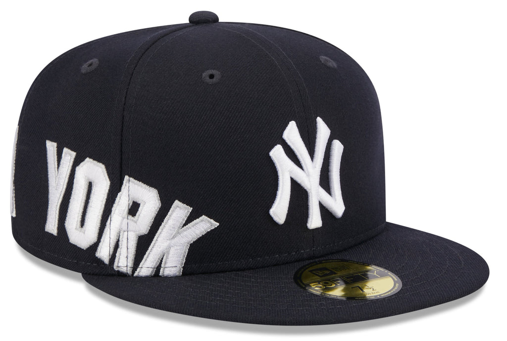 New York Yankees New Era Navy Arch 59FIFTY Fitted Hat Official Team Hat Sports Fan Cap Official NFL Team Hat Football Fan Cap