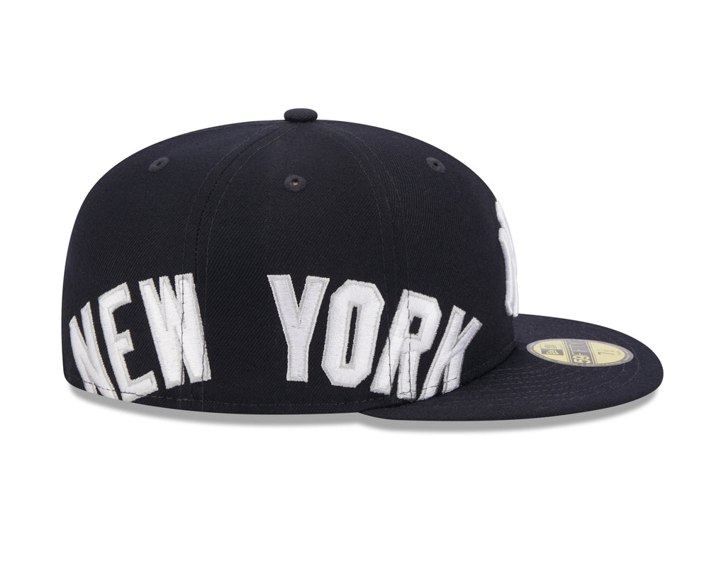 New York Yankees New Era Navy Arch 59FIFTY Fitted Hat Official Team Hat Sports Fan Cap Official NFL Team Hat Football Fan Cap
