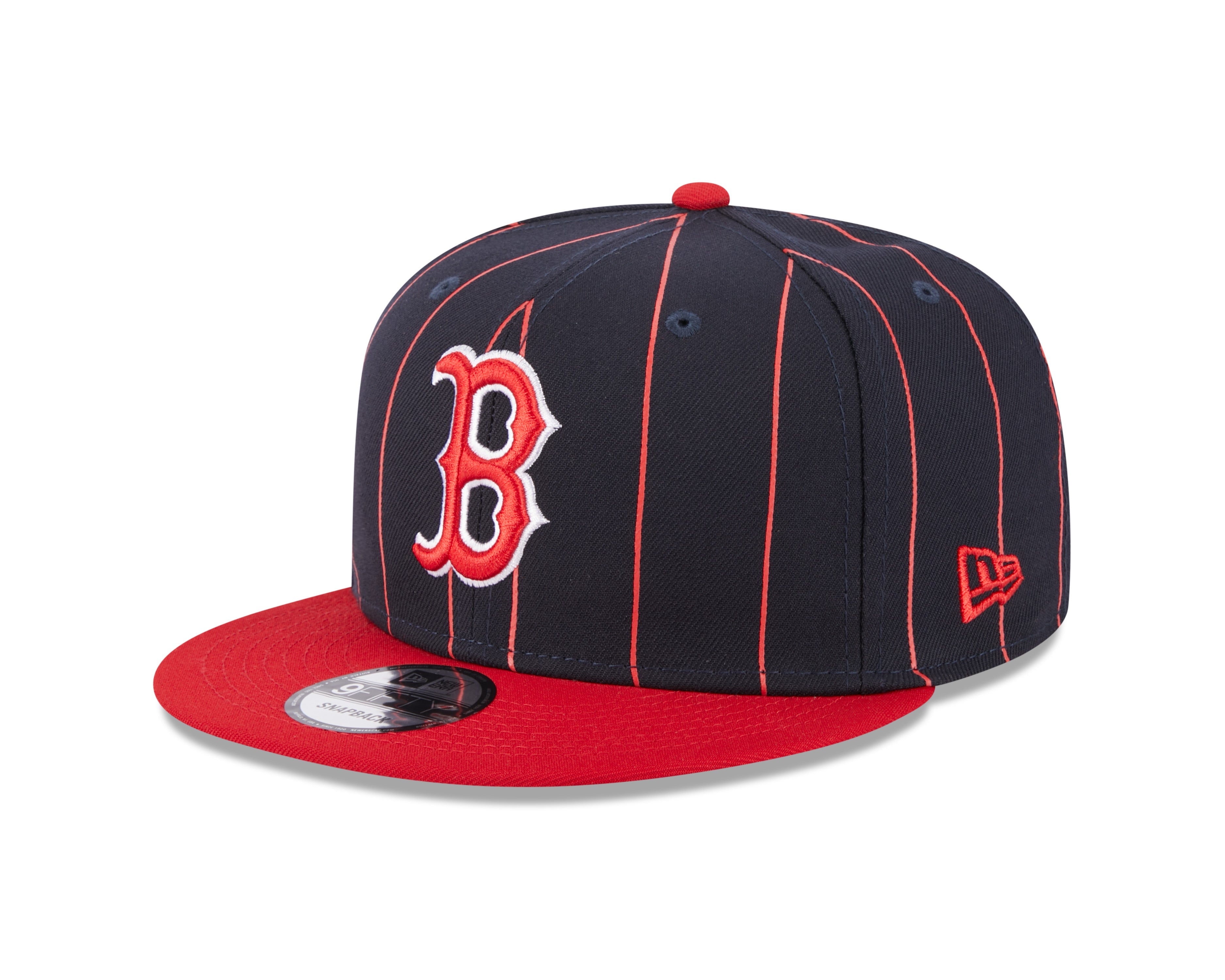 Boston Red Sox Navy Red Vintage New Era 9FIFTY Snapback Hat Official Team Hat Sports Fan Cap Official NFL Team Hat Football Fan Cap