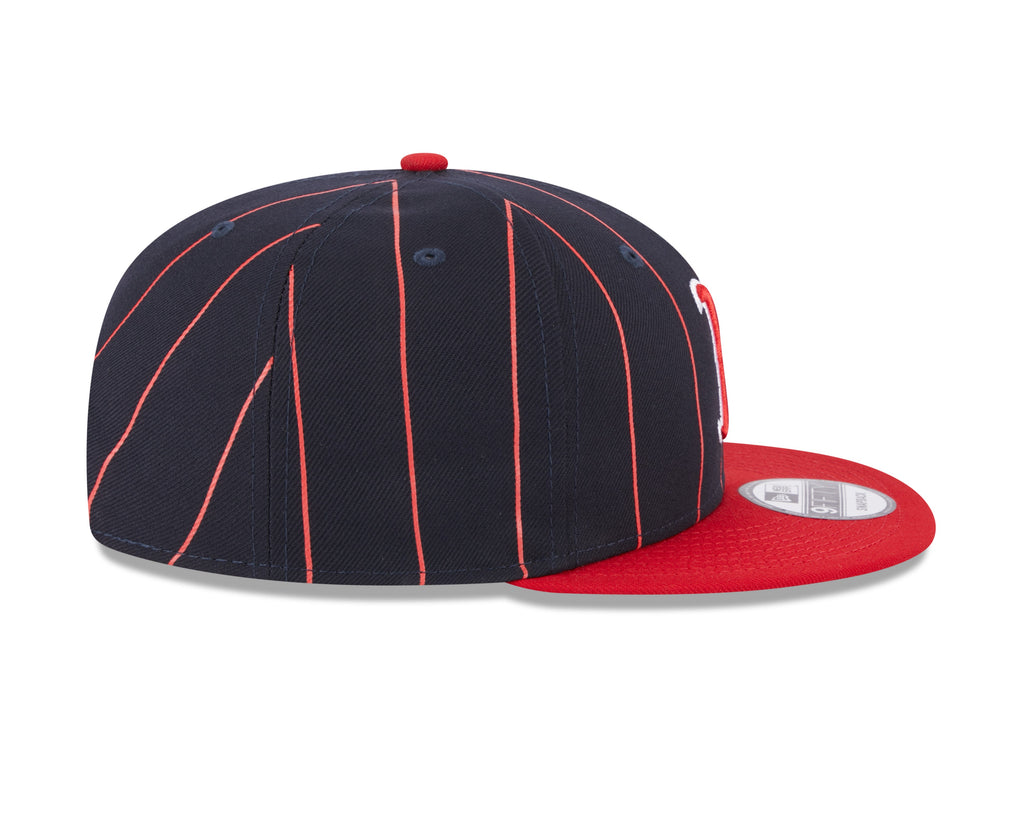 Boston Red Sox Navy Red Vintage New Era 9FIFTY Snapback Hat Official Team Hat Sports Fan Cap Official NFL Team Hat Football Fan Cap