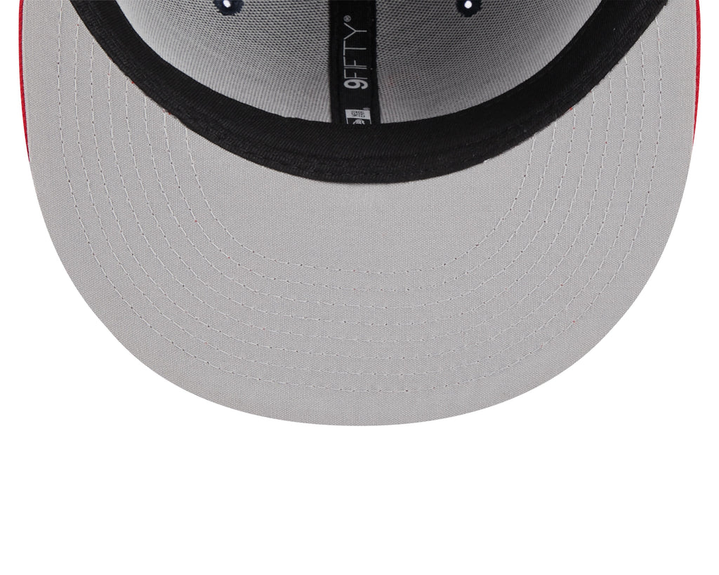 Boston Red Sox Navy Red Vintage New Era 9FIFTY Snapback Hat Official Team Hat Sports Fan Cap Official NFL Team Hat Football Fan Cap