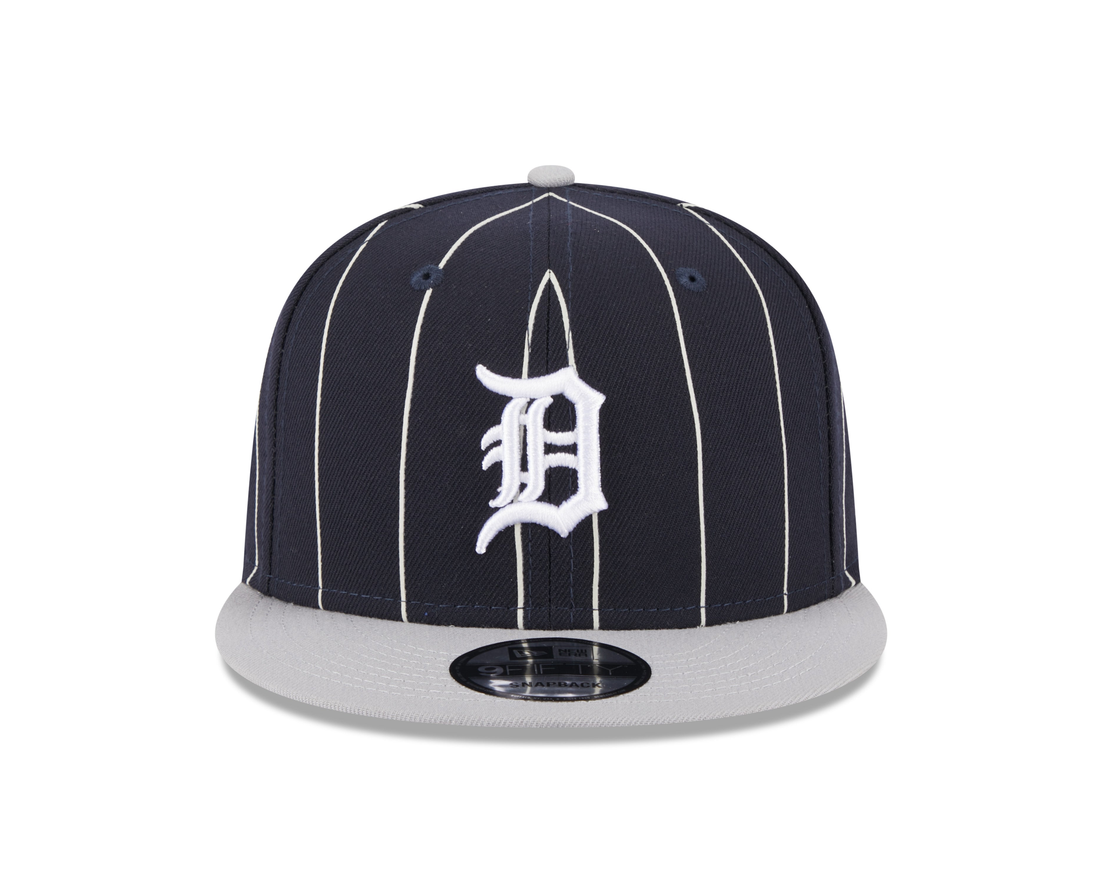 Detroit Tigers Navy Gray Vintage New Era 9FIFTY Snapback Hat Official Team Hat Sports Fan Cap Official NFL Team Hat Football Fan Cap