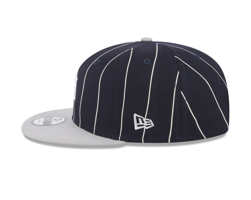 Detroit Tigers Navy Gray Vintage New Era 9FIFTY Snapback Hat Official Team Hat Sports Fan Cap Official NFL Team Hat Football Fan Cap