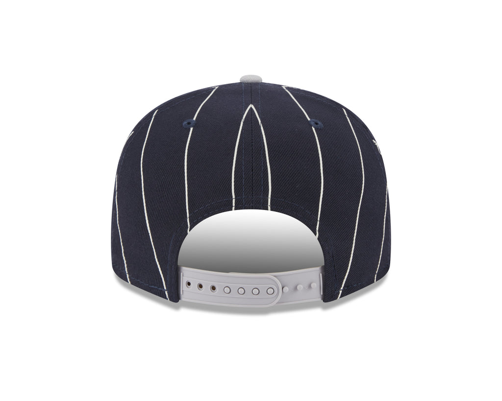 Detroit Tigers Navy Gray Vintage New Era 9FIFTY Snapback Hat Official Team Hat Sports Fan Cap Official NFL Team Hat Football Fan Cap