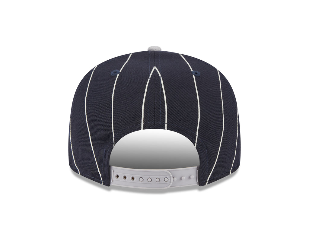 New York Yankees Navy Gray Cooperstown Vintage New Era 9FIFTY Snapback Hat Official Team Hat Sports Fan Cap Official NFL Team Hat Football Fan Cap