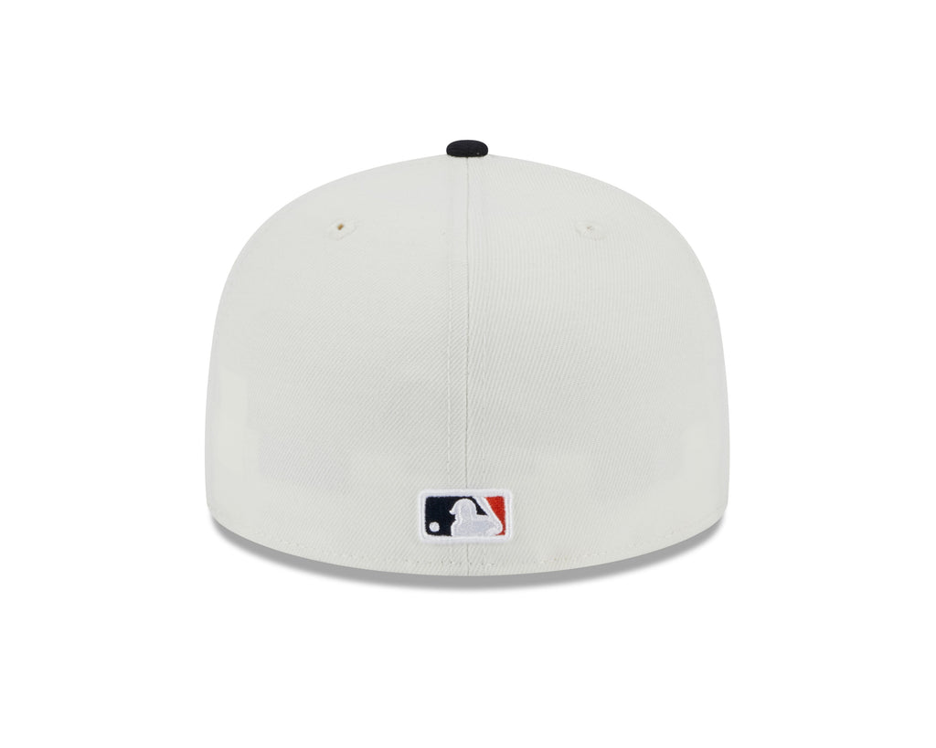 Detroit Tigers 1984 World Series Cream Navy New Era Retro 59FIFTY Fitted Hat Official Team Hat Sports Fan Cap Official NFL Team Hat Football Fan Cap