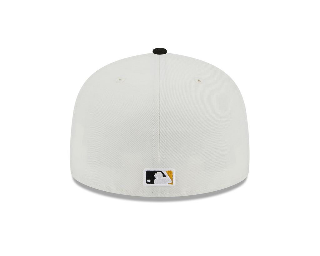 Pittsburgh Pirates 76th World Series Cream Black New Era Retro 59FIFTY Fitted Hat Official Team Hat Sports Fan Cap Official NFL Team Hat Football Fan