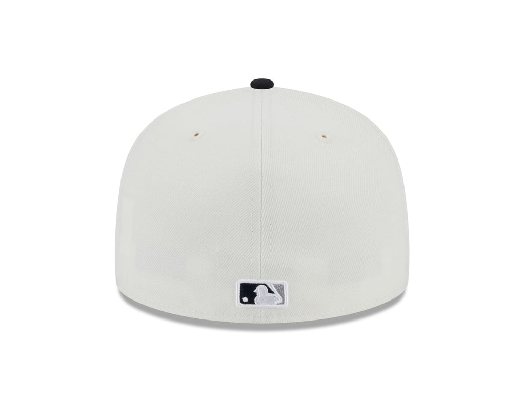 New York Yankees 2000 World Series Cream Navy New Era Retro 59FIFTY Fitted Hat Official Team Hat Sports Fan Cap Official NFL Team Hat Football Fan Cap