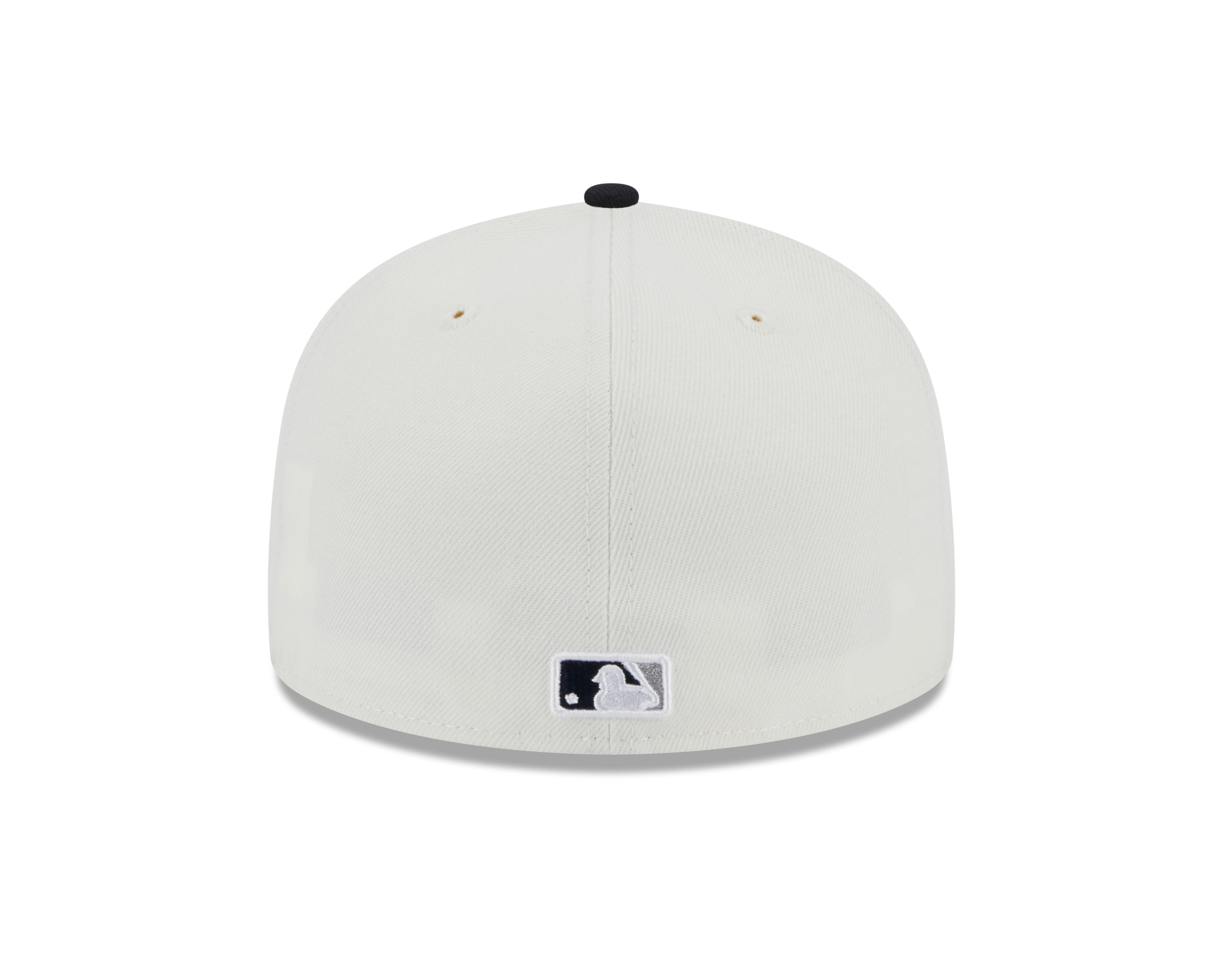 New York Yankees 2000 World Series Cream Navy New Era Retro 59FIFTY Fitted Hat Official Team Hat Sports Fan Cap Official NFL Team Hat Football Fan Cap