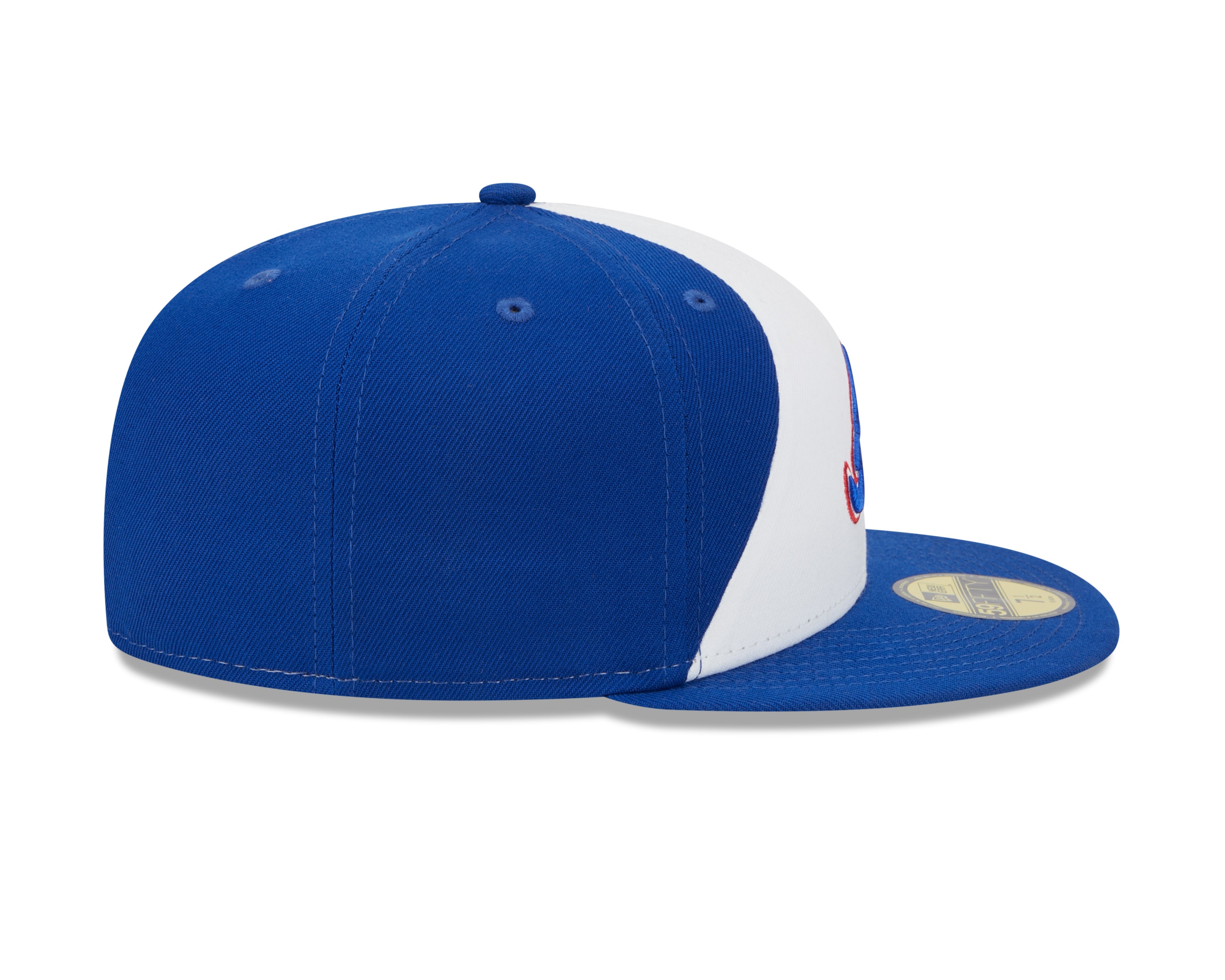 Atlanta Braves City Connect Royal White New Era 59FIFTY Fitted Hat Official Team Hat Sports Fan Cap Official NFL Team Hat Football Fan Cap