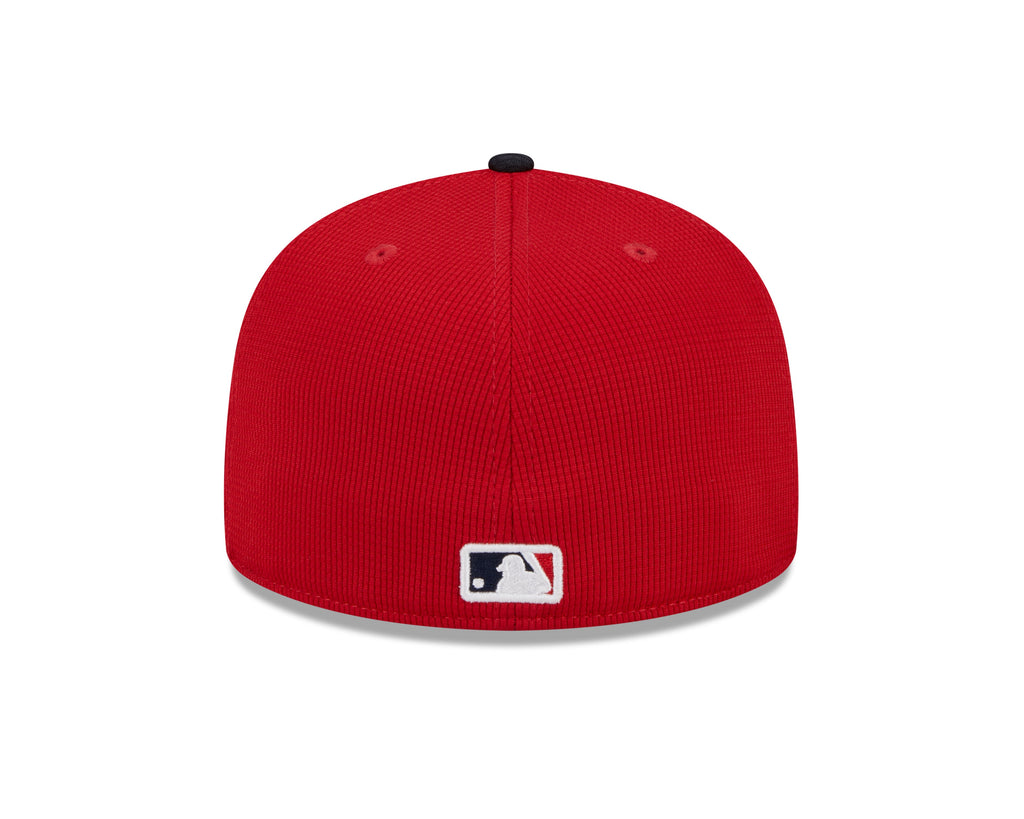 Boston Red Sox New Era Red Navy 2025 Spring Training 59FIFTY Fitted Hat Official Team Hat Sports Fan Cap Official NFL Team Hat Football Fan Cap