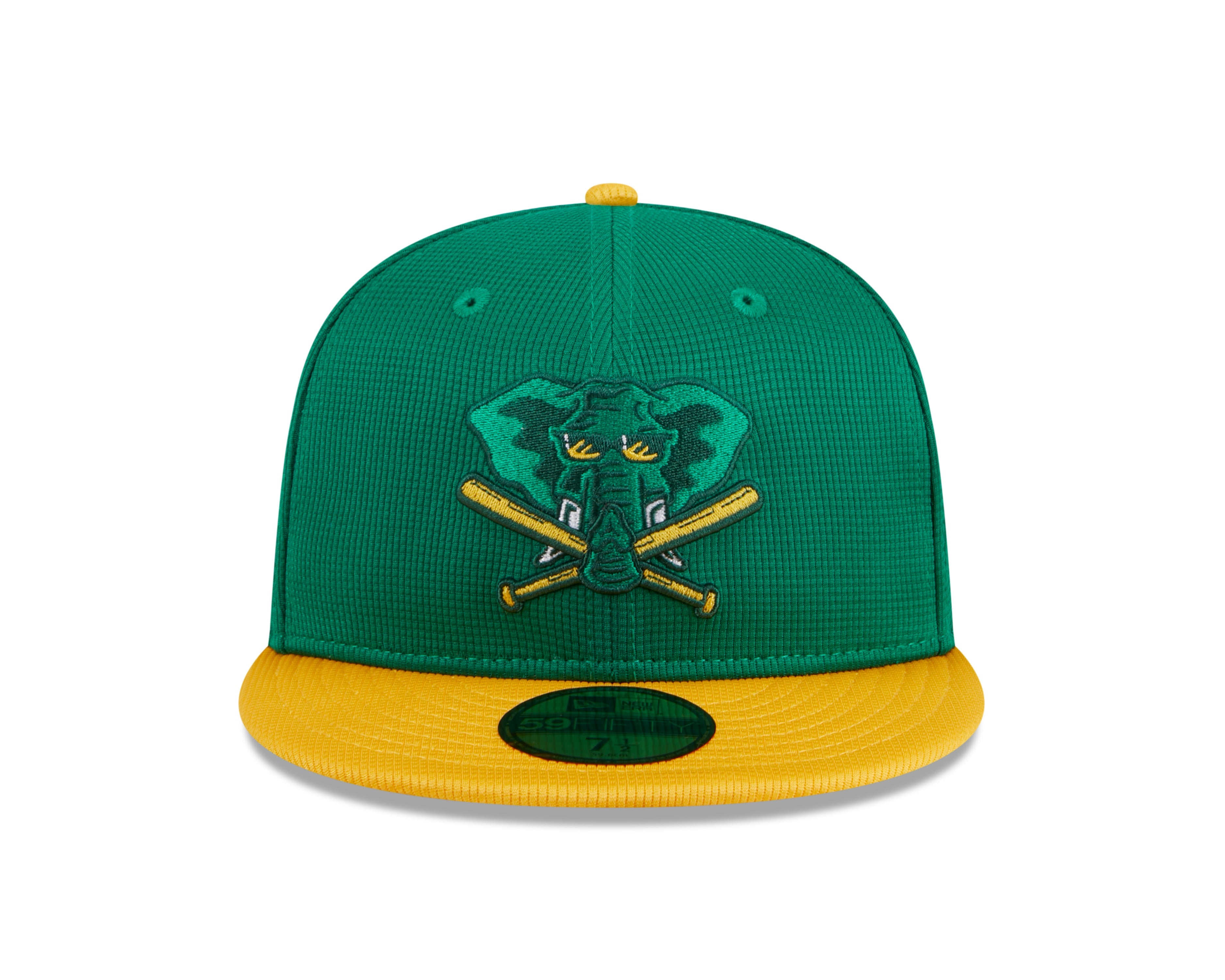 Men s Oakland Athletics New Era Green 2024 Batting Practice 59FIFTY Fitted Hat Official Team Hat Sports Fan Cap Official NFL Team Hat Football Fan Cap