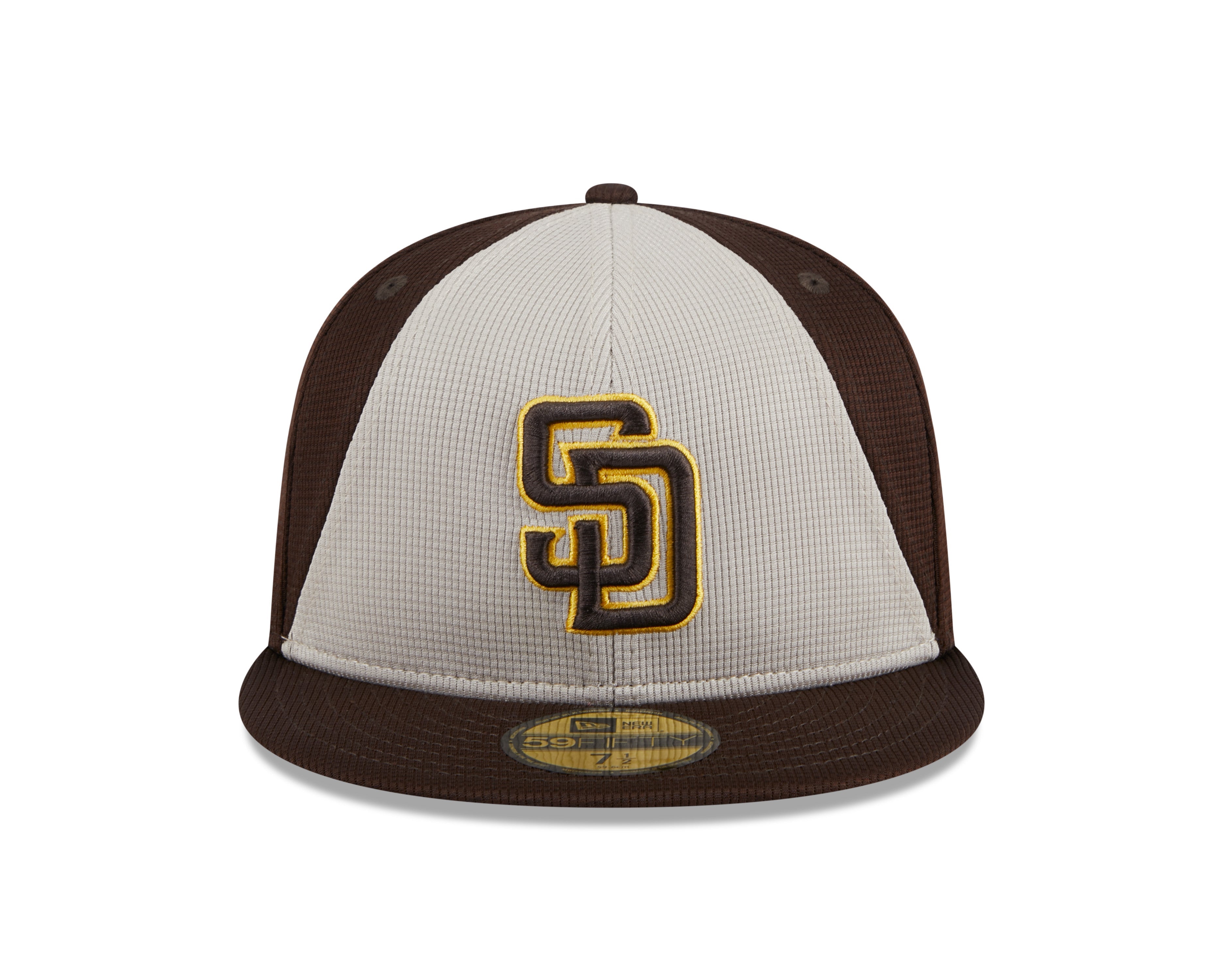 Men s San Diego Padres New Era Brown 2024 Batting Practice 59FIFTY Fitted Hat Official Team Hat Sports Fan Cap Official NFL Team Hat Football Fan Cap