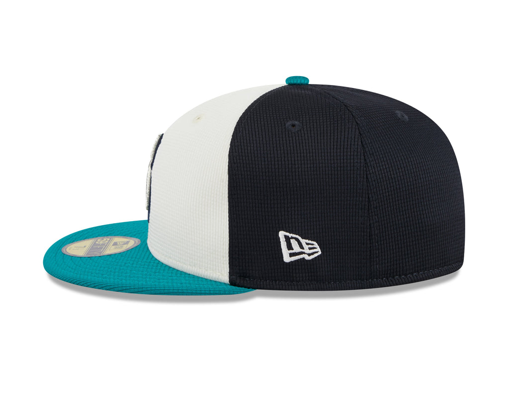 Men s Seattle Mariners New Era White 2024 Batting Practice 59FIFTY Fitted Hat Official Team Hat Sports Fan Cap Official NFL Team Hat Football Fan Cap