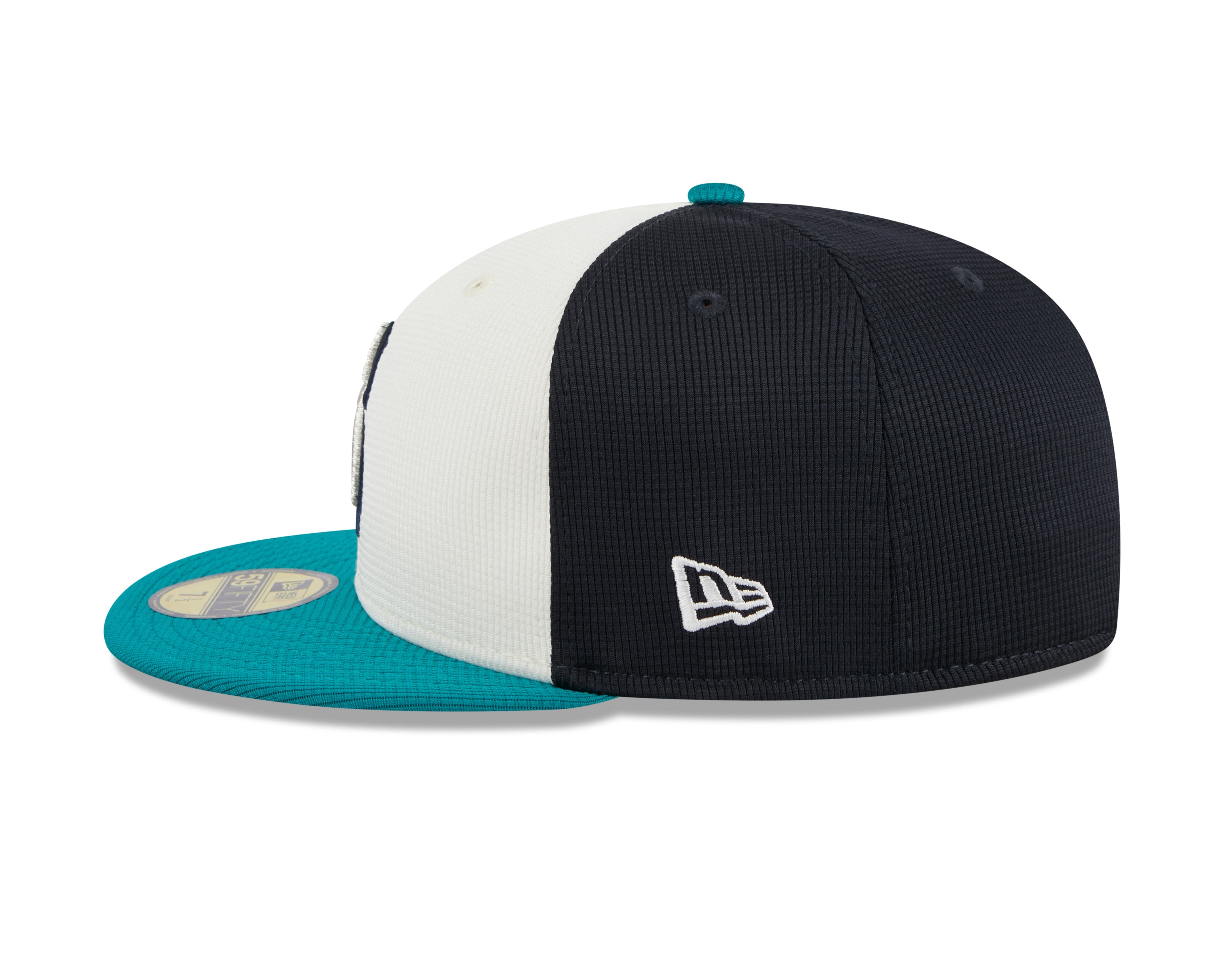 Men s Seattle Mariners New Era White 2024 Batting Practice 59FIFTY Fitted Hat Official Team Hat Sports Fan Cap Official NFL Team Hat Football Fan Cap