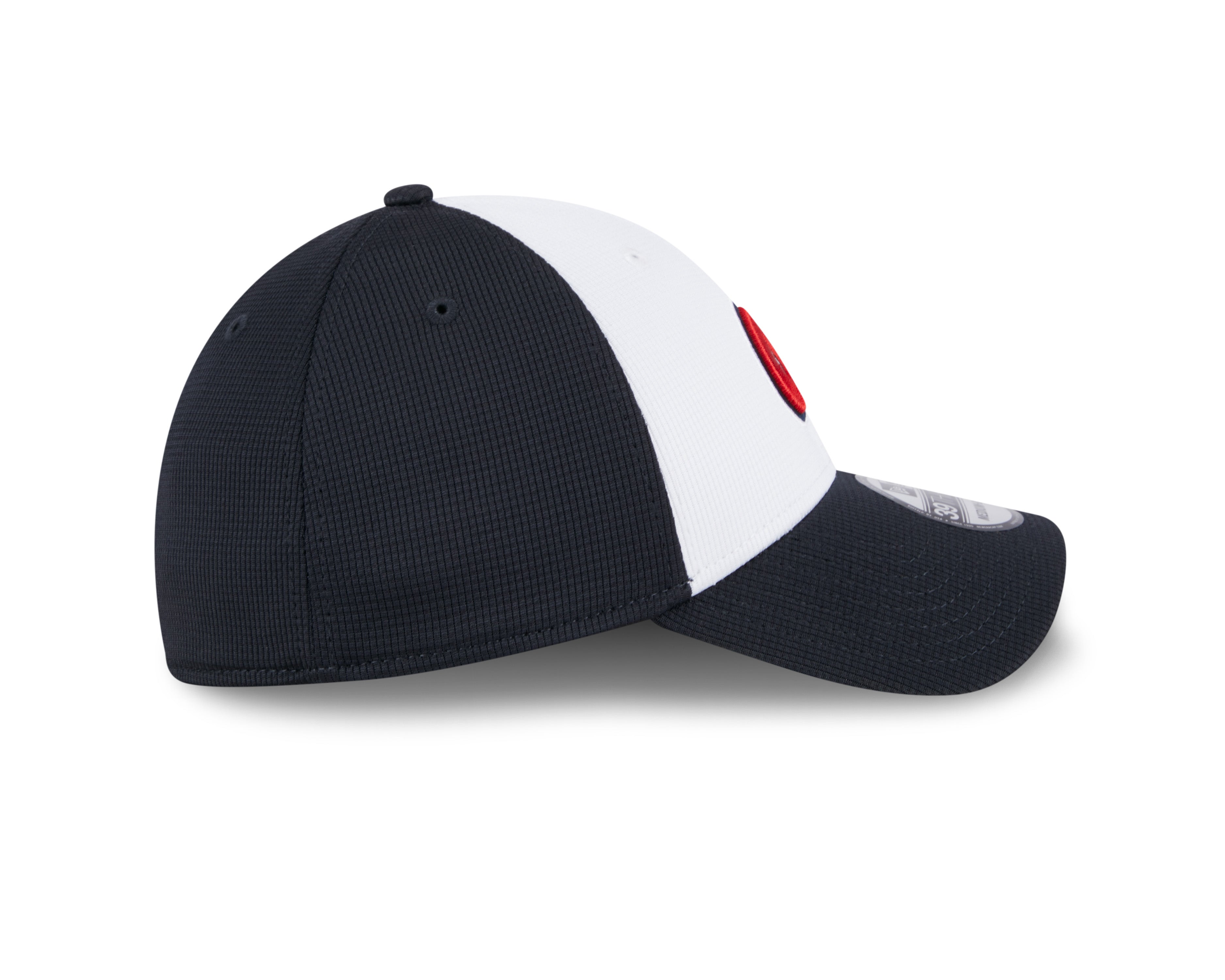 Mens New Era Atlanta Braves White Navy 2024 Batting Practice 39Thirty Flex Fit Cap Official Team Hat Sports Fan Cap Official NFL Team Hat Football