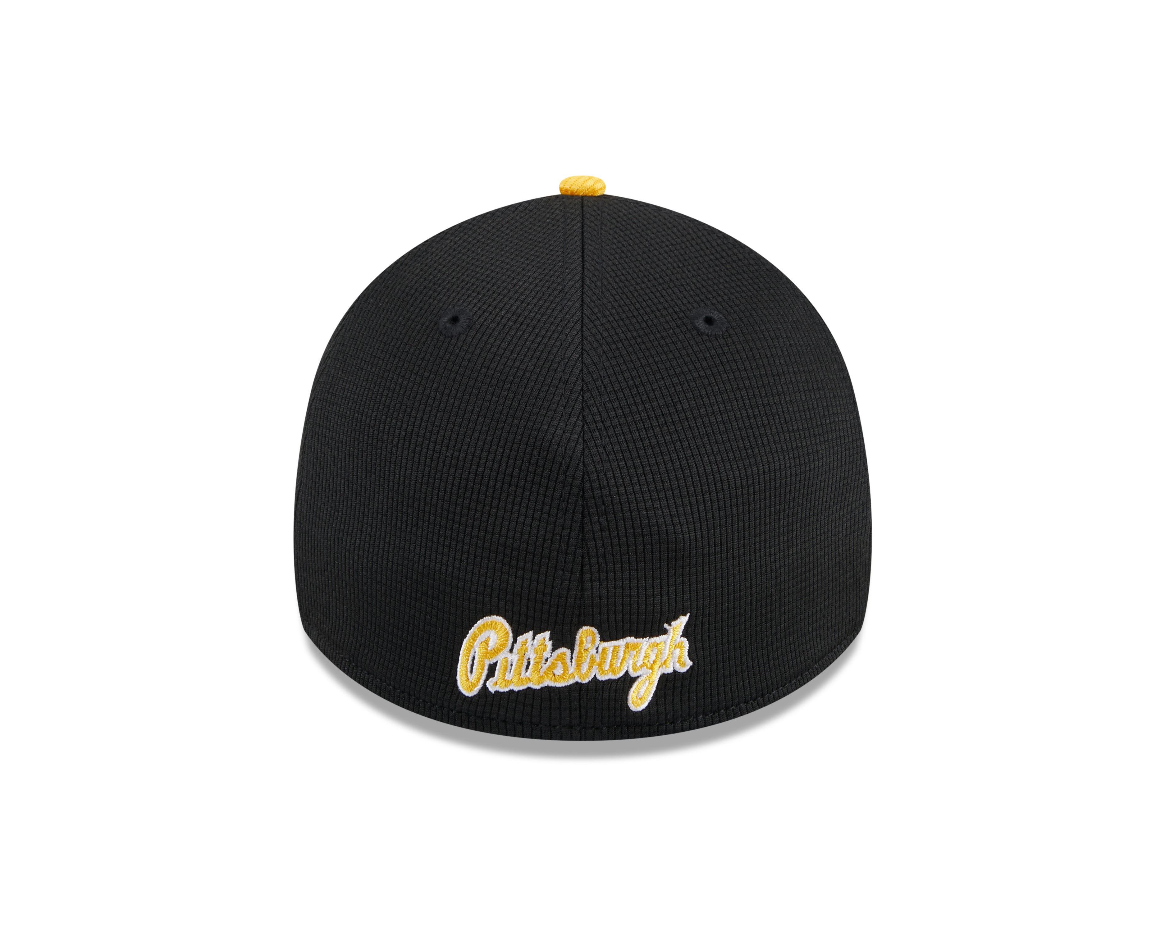 Men s Pittsburgh Pirates New Era 2024 Batting Practice Black 39THIRTY Flex-Fit Hat Official Team Hat Sports Fan Cap Official NFL Team Hat Football