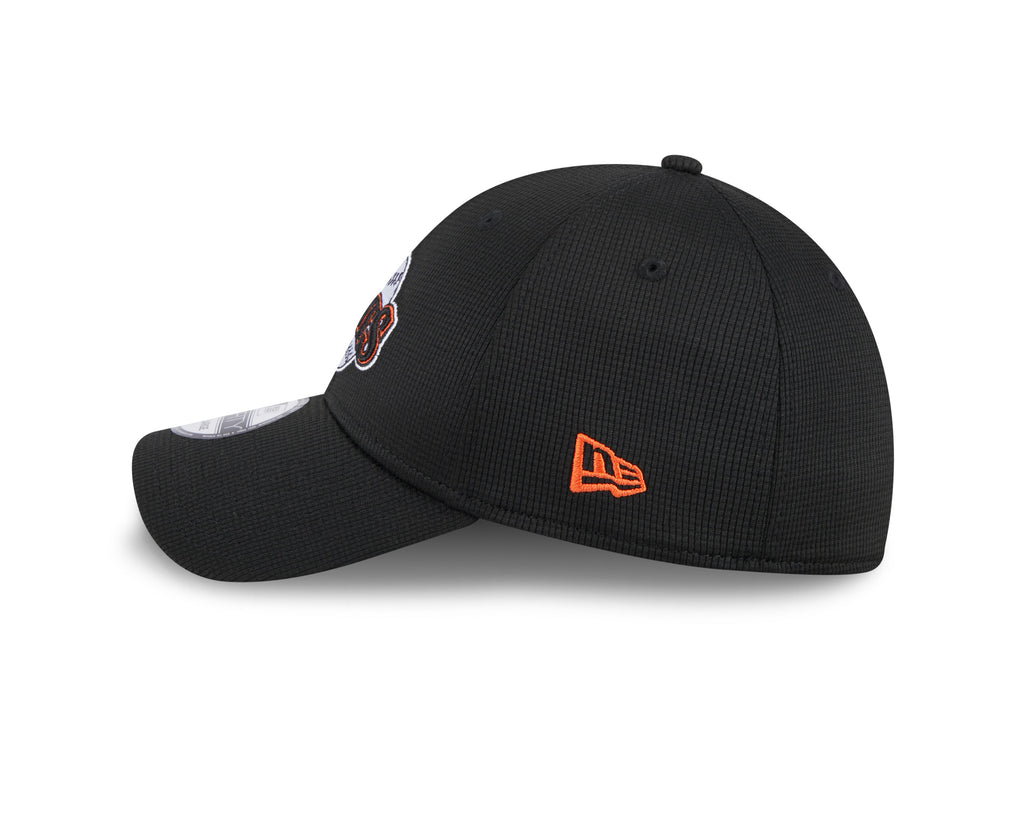Men s San Francisco Giants New Era 2024 Batting Practice Black 39THIRTY Flex-Fit Hat Official Team Hat Sports Fan Cap Official NFL Team Hat Football