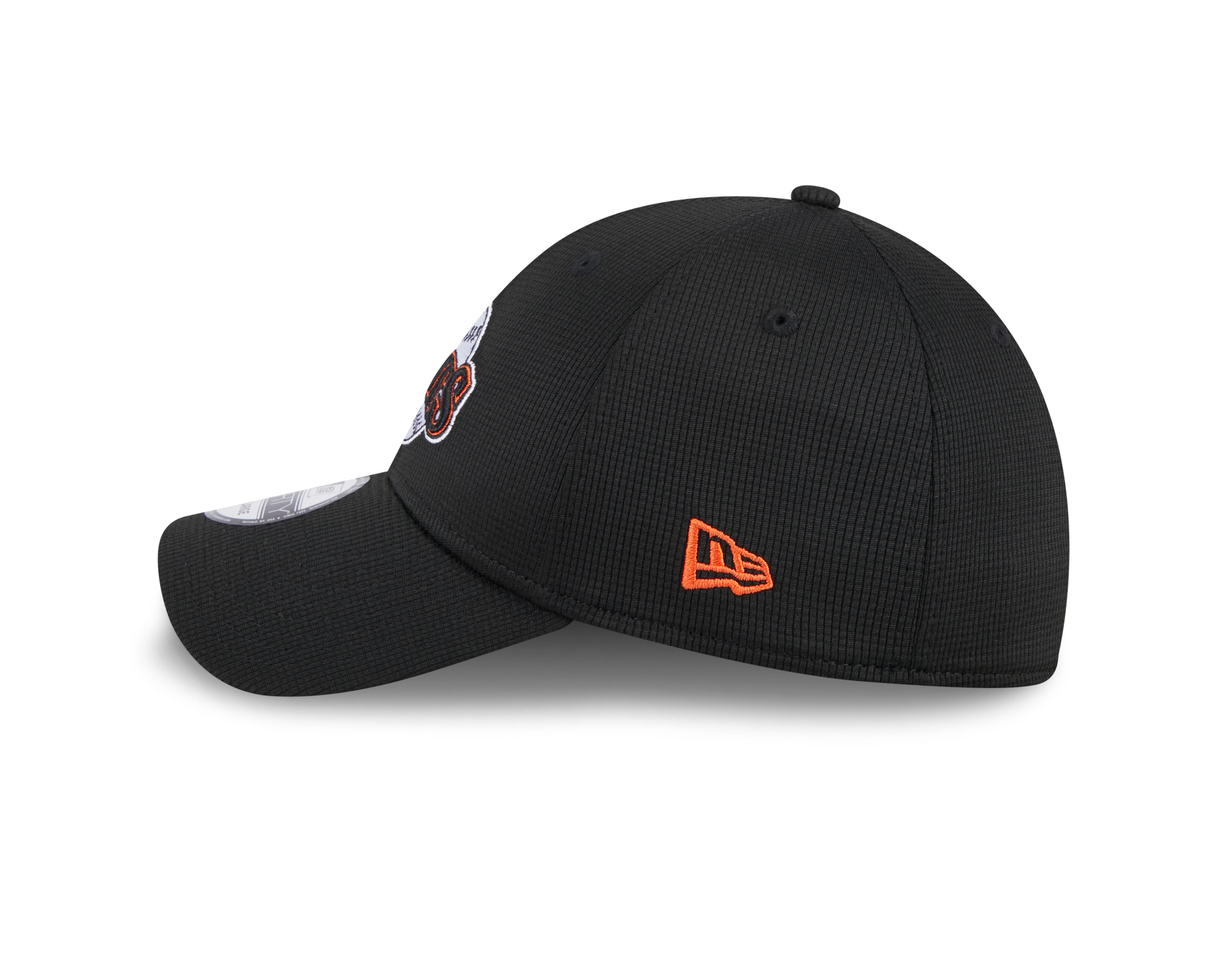 Men s San Francisco Giants New Era 2024 Batting Practice Black 39THIRTY Flex-Fit Hat Official Team Hat Sports Fan Cap Official NFL Team Hat Football