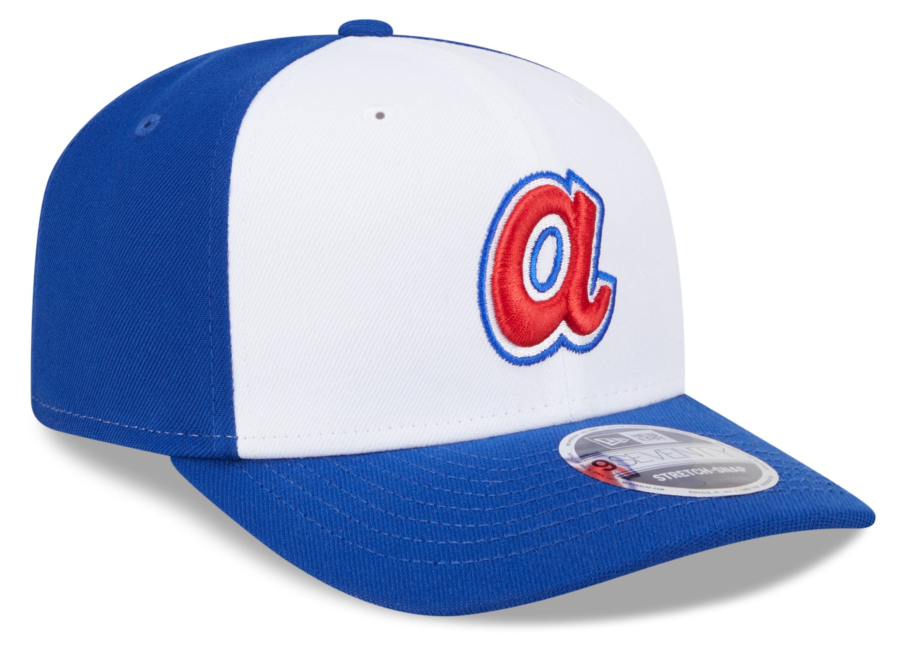 Atlanta Braves Cooperstown New Era 9SEVENTY Royal Adjustable Hat Official Team Hat Sports Fan Cap Official NFL Team Hat Football Fan Cap