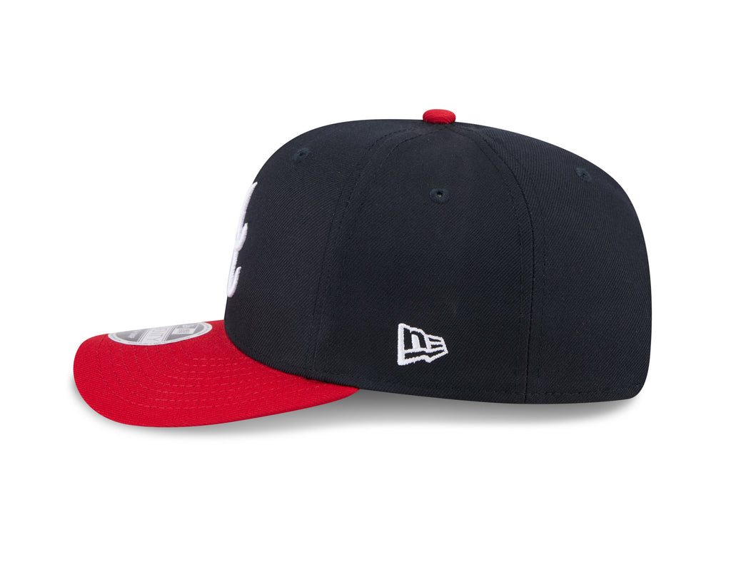 Atlanta Braves New Era Navy Red 9SEVENTY Adjustable Hat Official Team Hat Sports Fan Cap Official NFL Team Hat Football Fan Cap