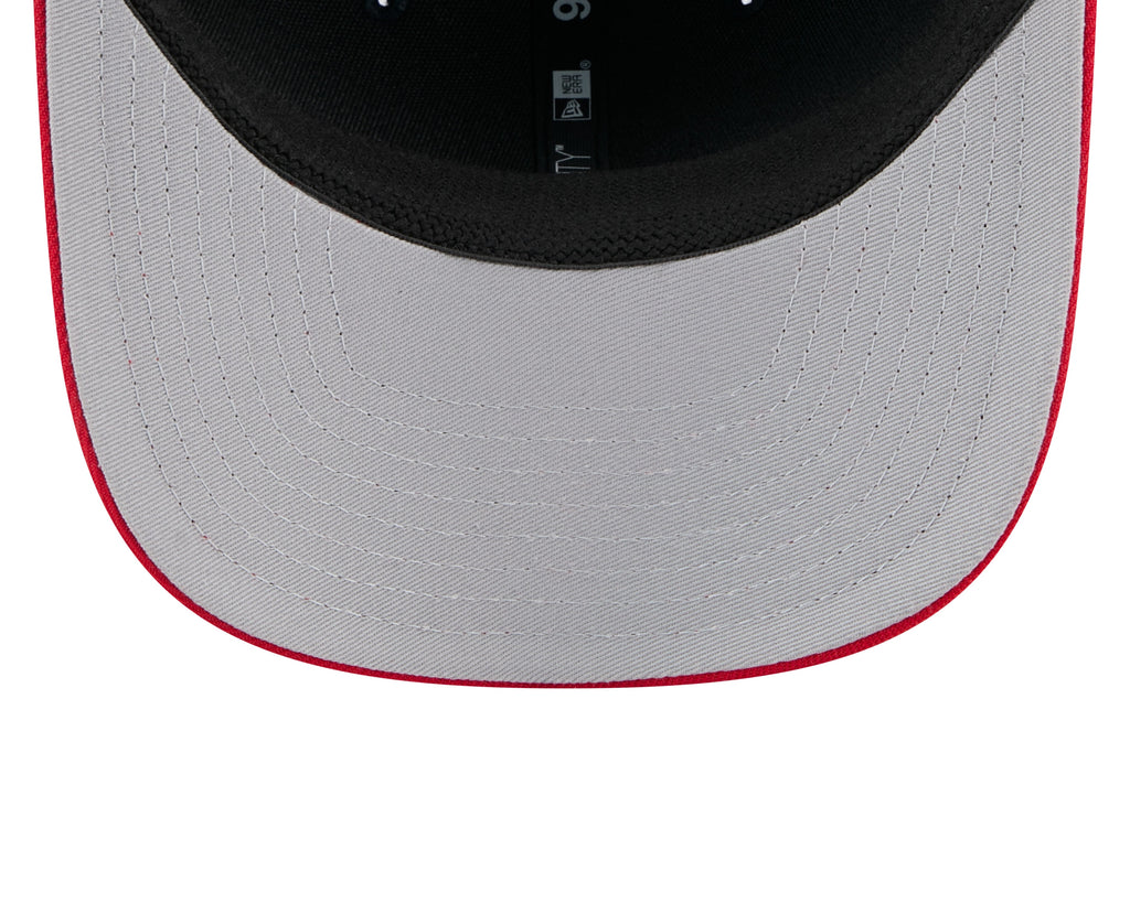 Atlanta Braves New Era Navy Red 9SEVENTY Adjustable Hat Official Team Hat Sports Fan Cap Official NFL Team Hat Football Fan Cap