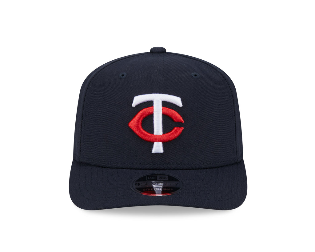 Minnesota Twins New Era Home Navy 9SEVENTY Adjustable Hat Official Team Hat Sports Fan Cap Official NFL Team Hat Football Fan Cap