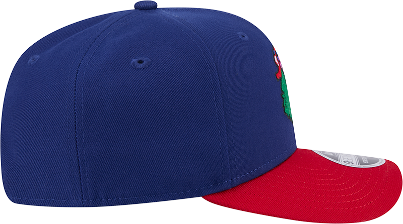 Philadelphia Phillies Blue Red Phanatic New Era 9SEVENTY Stretch Snap Adjustable Hat Official Team Hat Sports Fan Cap Official NFL Team Hat Football