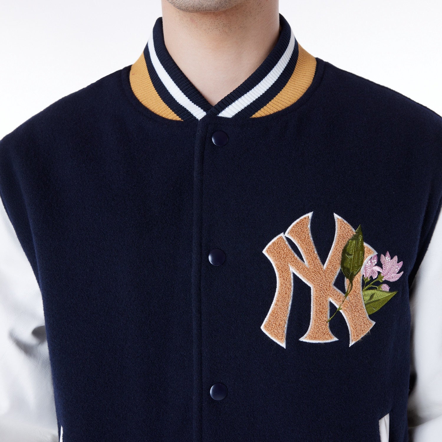 New Era - MLB Floral Varsity Jacket - New York Yankees Official Sports Fan Gear Official NFL Fan Gear Popular Style