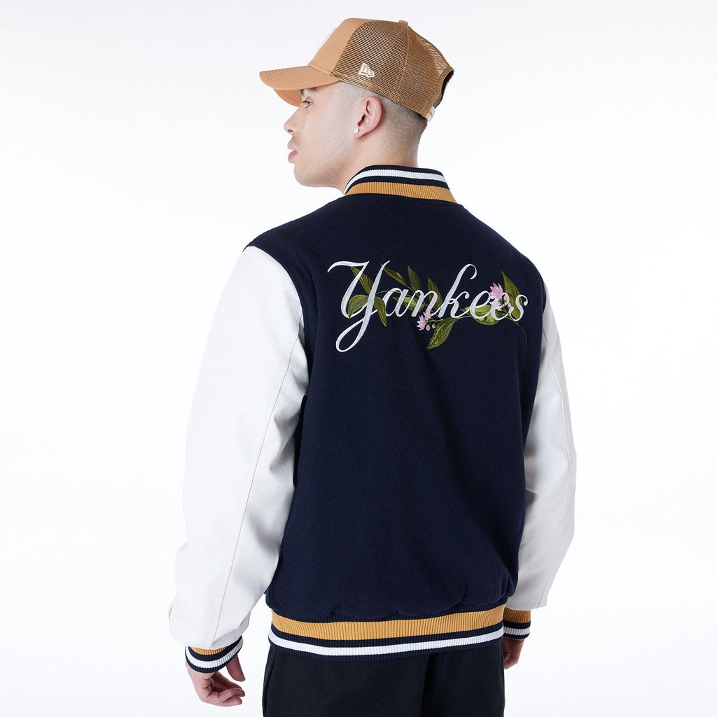 New Era - MLB Floral Varsity Jacket - New York Yankees Official Sports Fan Gear Official NFL Fan Gear Popular Style