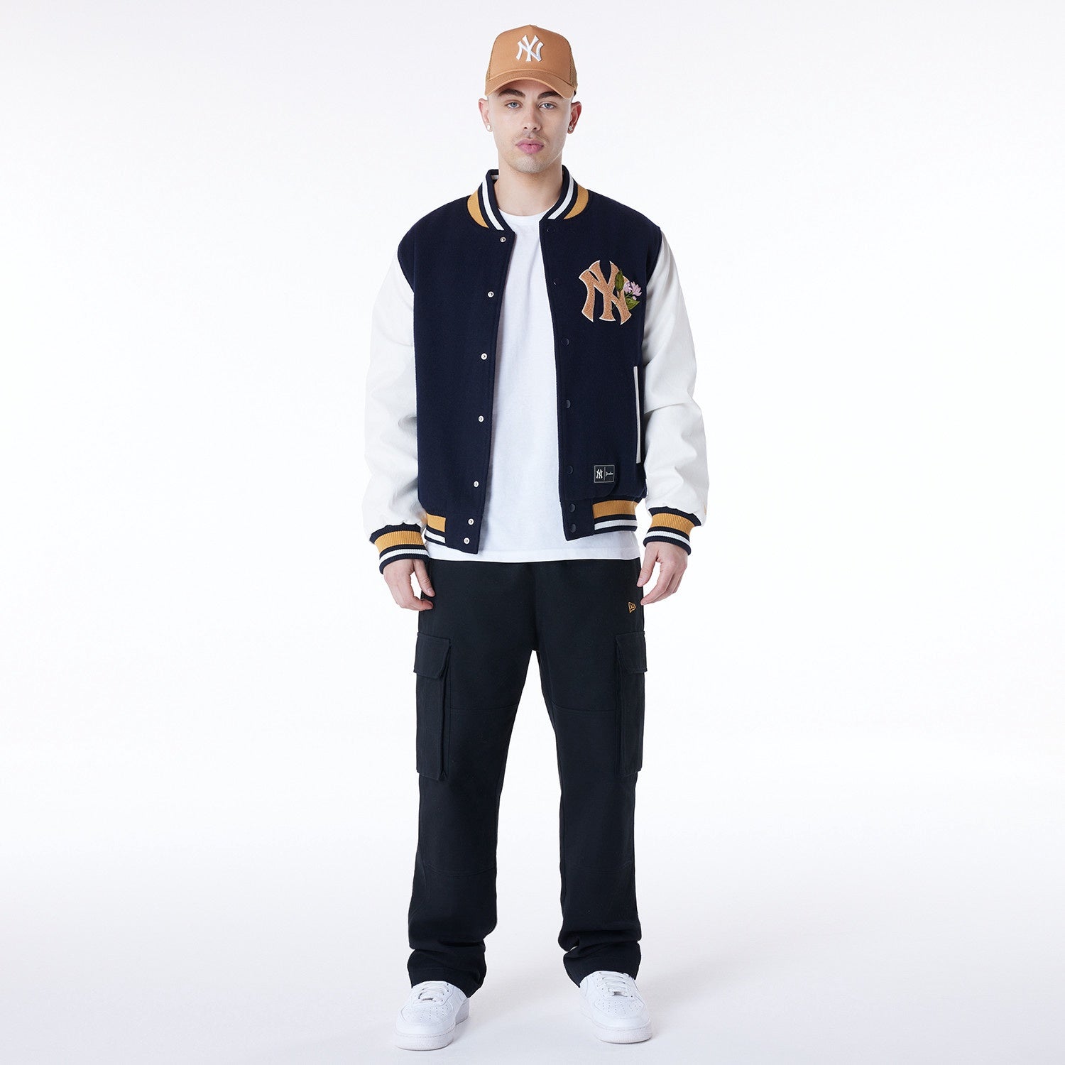 New Era - MLB Floral Varsity Jacket - New York Yankees Official Sports Fan Gear Official NFL Fan Gear Popular Style