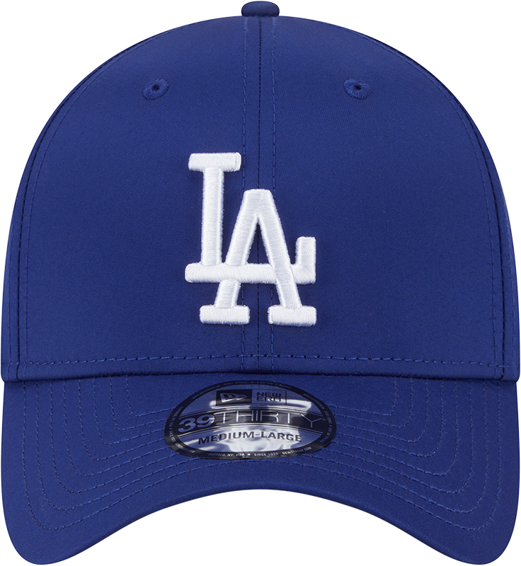 MLB Los Angeles Dodgers New Era Mid Perf 39THIRTY Flex Fit Hat - Royal Official Team Hat Sports Fan Cap Official NFL Team Hat Football Fan Cap