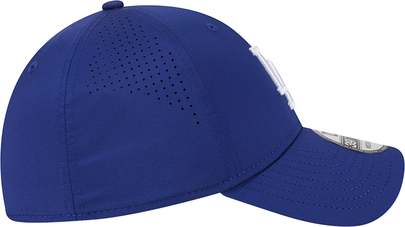 MLB Los Angeles Dodgers New Era Mid Perf 39THIRTY Flex Fit Hat - Royal Official Team Hat Sports Fan Cap Official NFL Team Hat Football Fan Cap