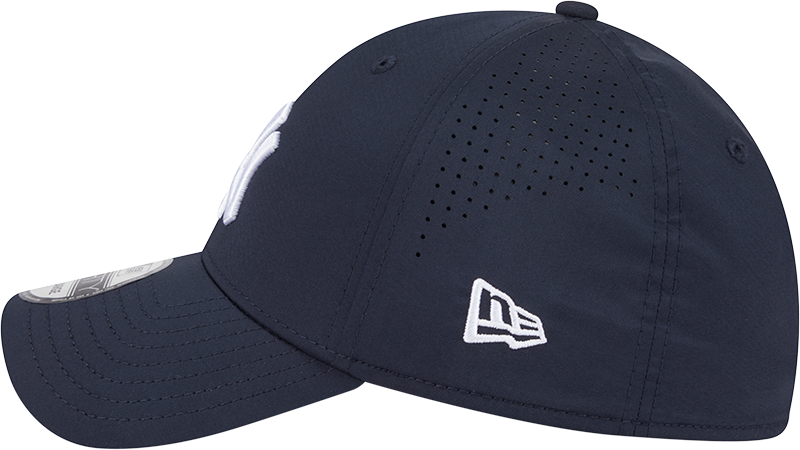 MLB New York Yankees New Era Mid Perf 39THIRTY Flex Fit Hat - Navy Official Team Hat Sports Fan Cap Official NFL Team Hat Football Fan Cap