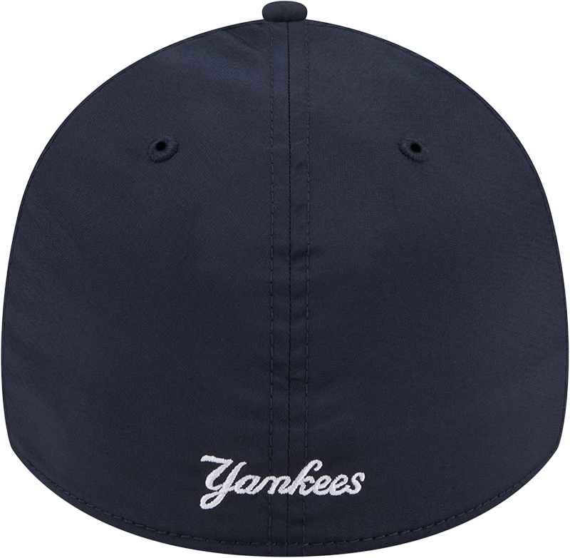 MLB New York Yankees New Era Mid Perf 39THIRTY Flex Fit Hat - Navy Official Team Hat Sports Fan Cap Official NFL Team Hat Football Fan Cap