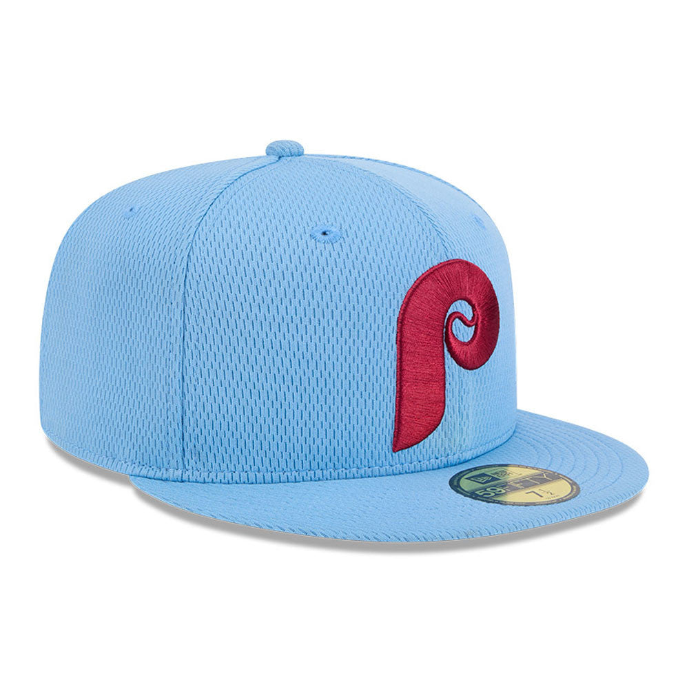 Philadelphia Phillies New Era Blue Alternate 2025 Clubhouse 59FIFTY Fitted Hat Official Team Hat Sports Fan Cap Official NFL Team Hat Football Fan Cap