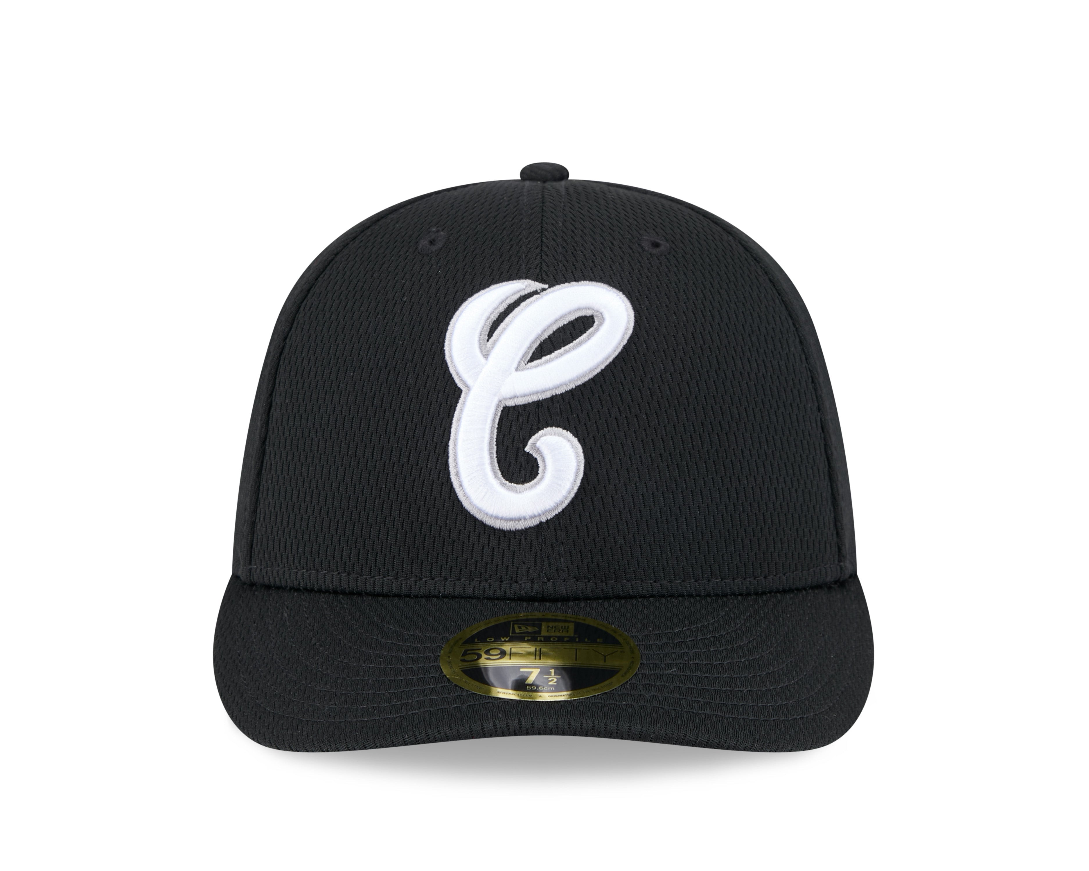 Chicago White Sox New Era Black 2025 Clubhouse Alternate 59FIFTY Low Profile Fitted Hat Official Team Hat Sports Fan Cap Official NFL Team Hat