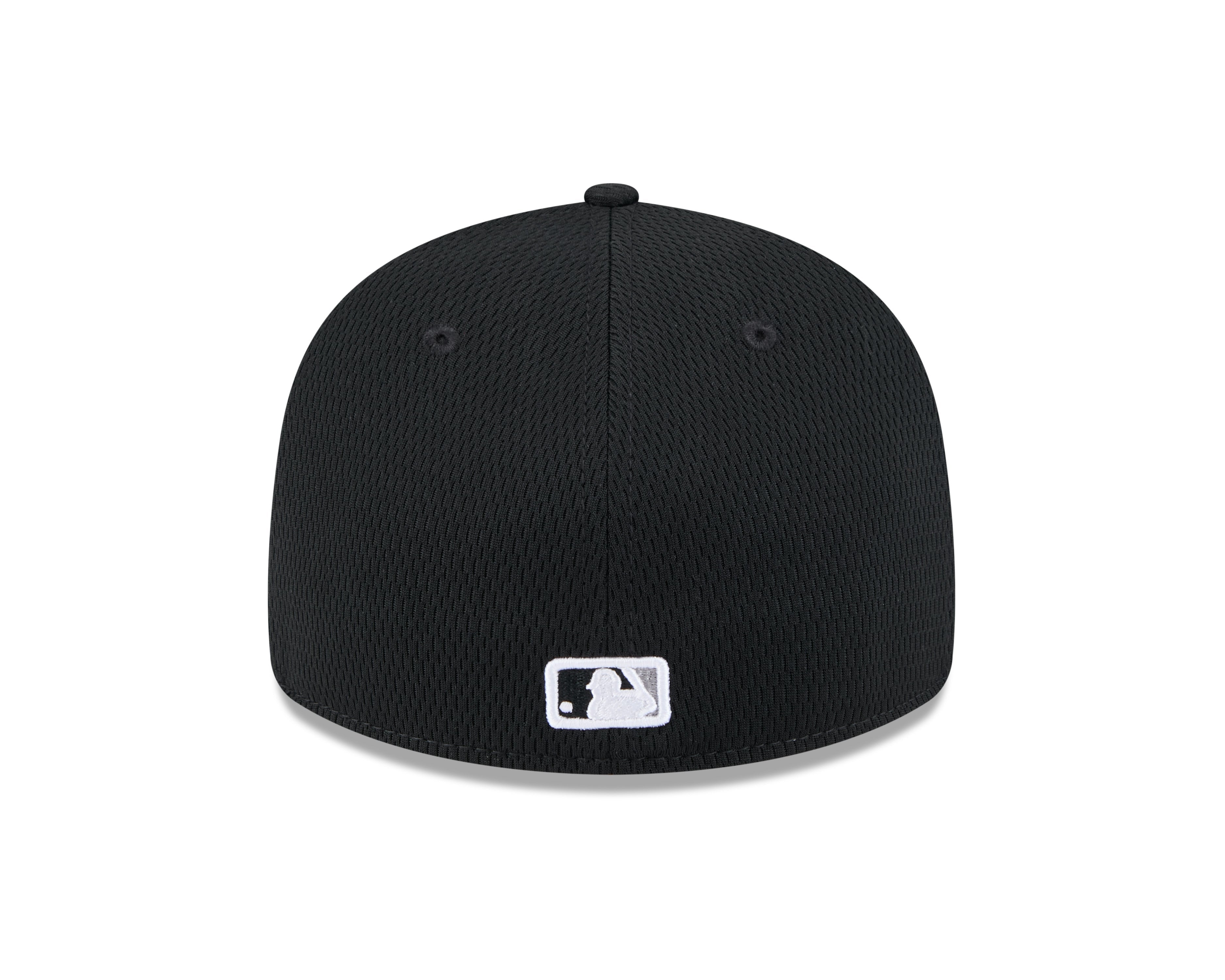 Chicago White Sox New Era Black 2025 Clubhouse Alternate 59FIFTY Low Profile Fitted Hat Official Team Hat Sports Fan Cap Official NFL Team Hat