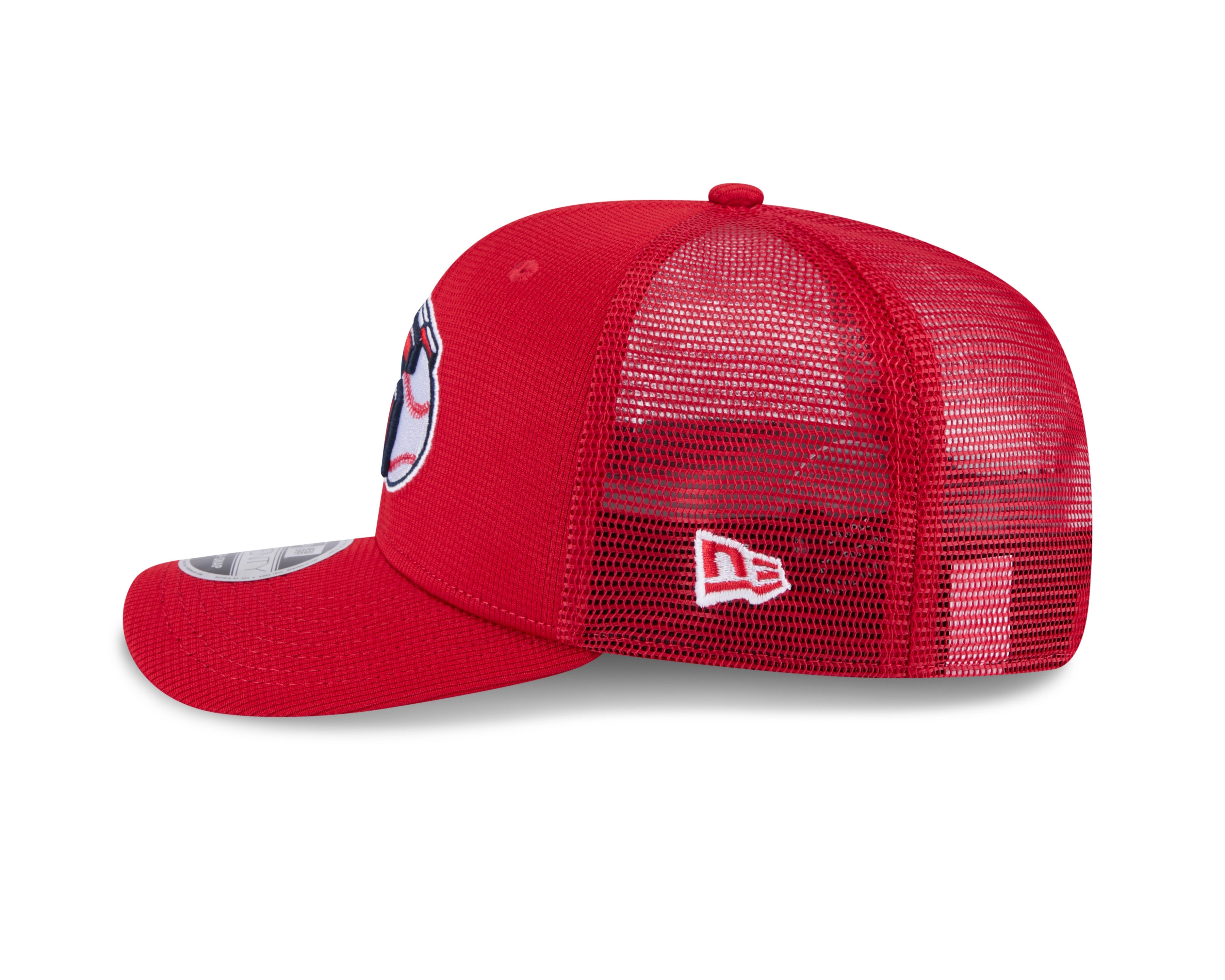 Cleveland Guardians New Era Red 2025 Spring Training 9SEVENTY Trucker Hat Official Team Hat Sports Fan Cap Official NFL Team Hat Football Fan Cap