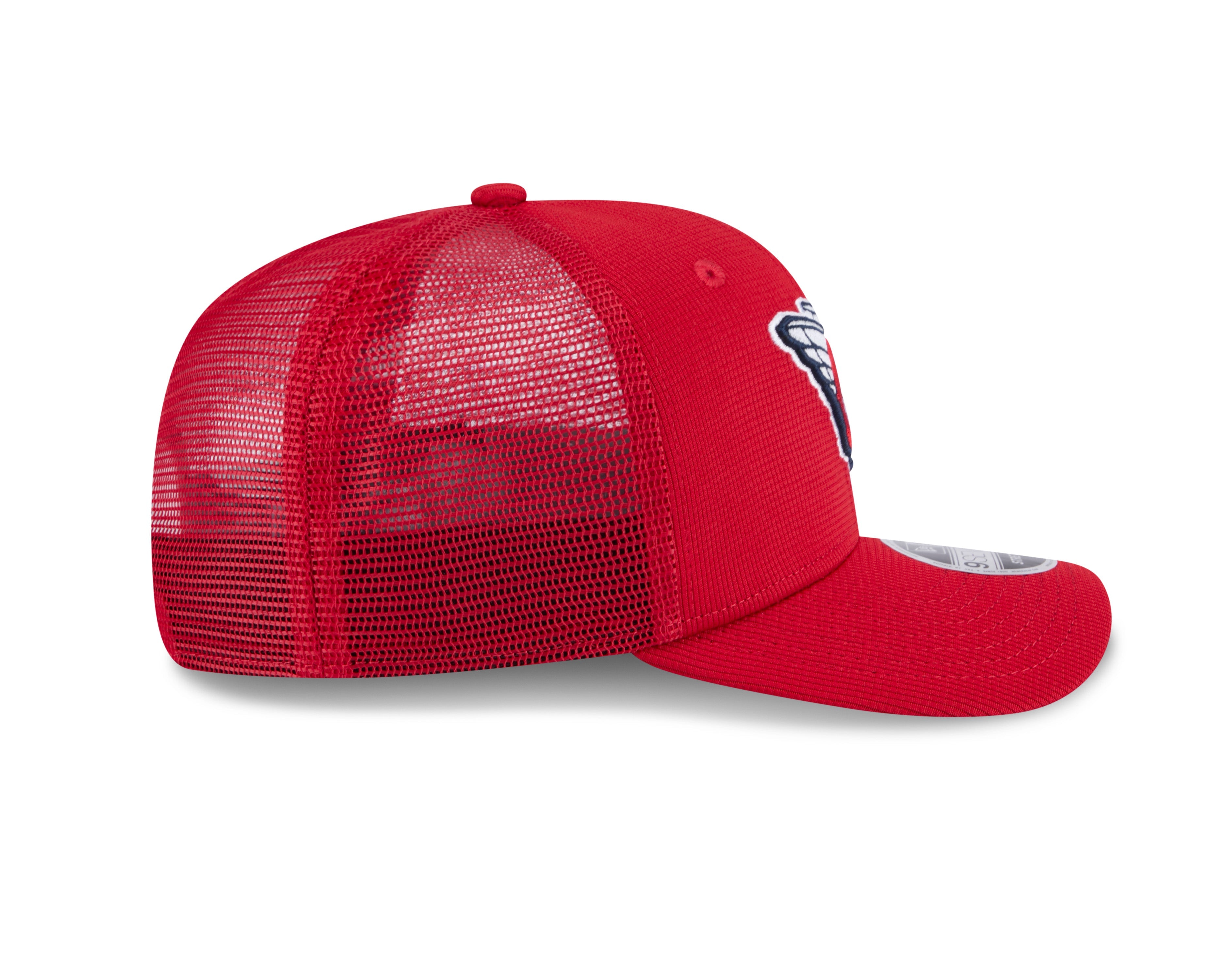 Cleveland Guardians New Era Red 2025 Spring Training 9SEVENTY Trucker Hat Official Team Hat Sports Fan Cap Official NFL Team Hat Football Fan Cap