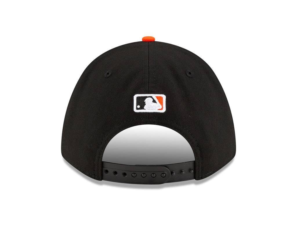 Baltimore Orioles Black Orange Alternate New Era Player Replica M-Crown 9FORTY Adjustable Hat Official Team Hat Sports Fan Cap Official NFL Team Hat