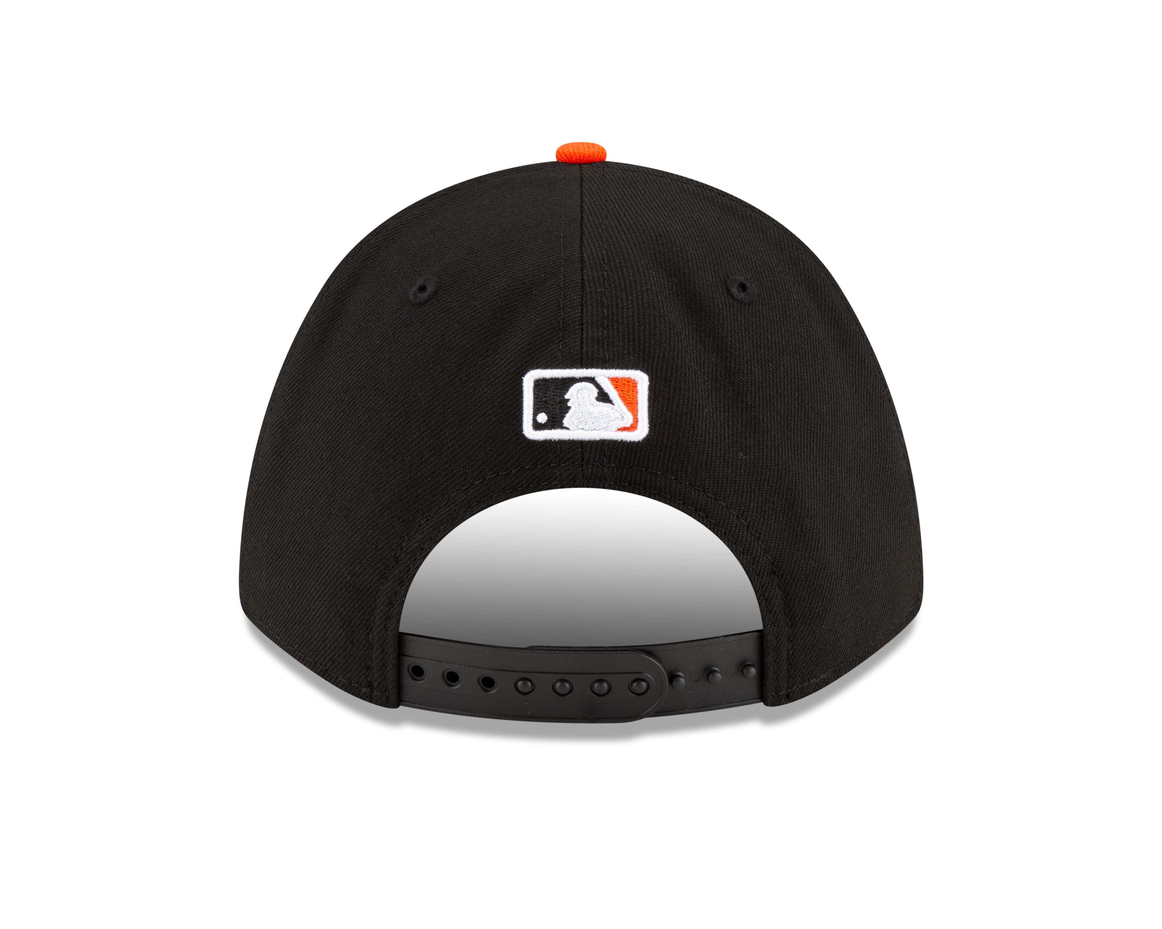 Baltimore Orioles Black Orange Alternate New Era Player Replica M-Crown 9FORTY Adjustable Hat Official Team Hat Sports Fan Cap Official NFL Team Hat