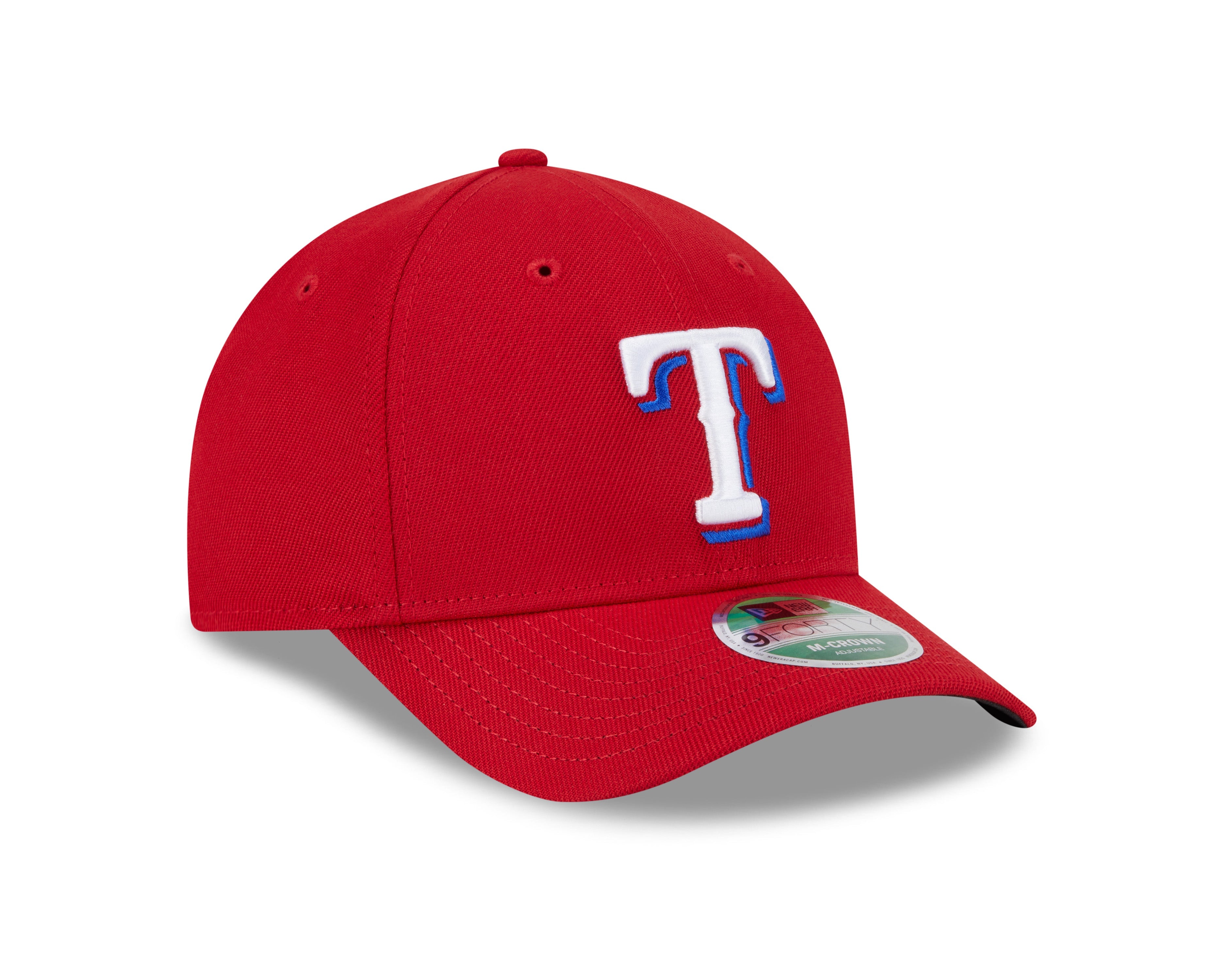 Texas Rangers Red Alternate New Era Player Replica M-Crown 9FORTY Adjustable Hat Official Team Hat Sports Fan Cap Official NFL Team Hat Football Fan
