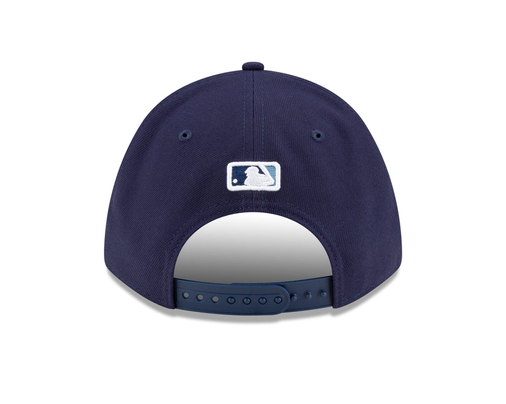 Tampa Bay Rays Alternate Navy New Era Player Replica M-Crown 9FORTY Adjustable Hat Official Team Hat Sports Fan Cap Official NFL Team Hat Football