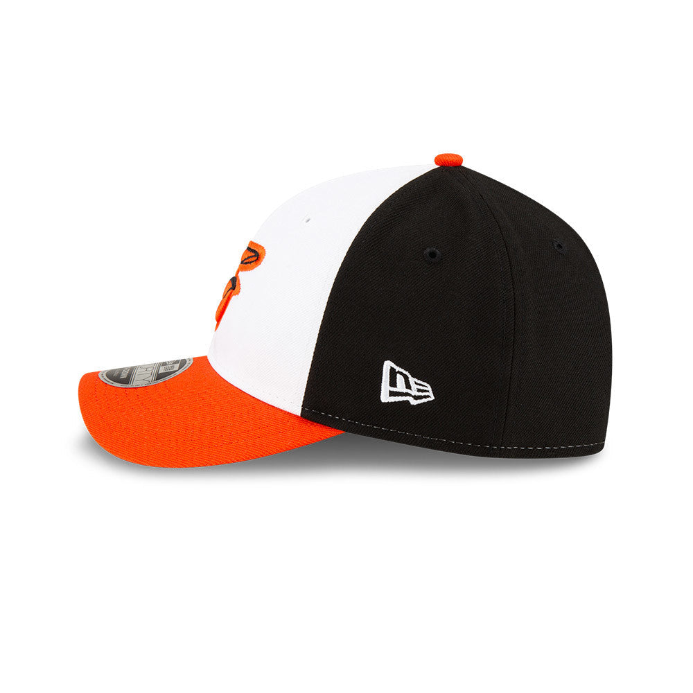 Baltimore Orioles White Orange Black New Era Player Replica M-Crown 9FORTY Adjustable Hat Official Team Hat Sports Fan Cap Official NFL Team Hat
