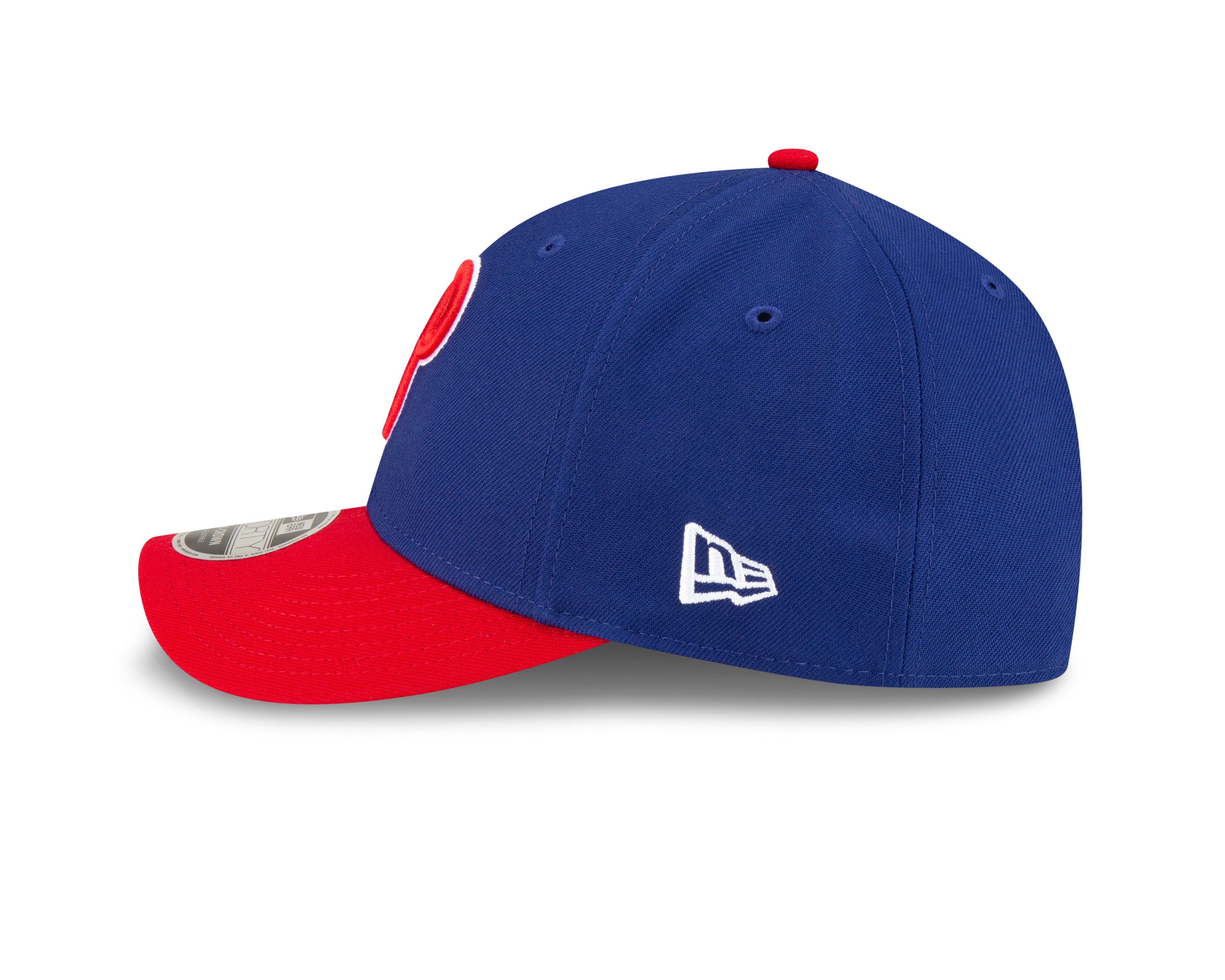 Philadelphia Phillies 2 Tone Royal Red Alternate New Era Player Replica M-Crown 9FORTY Adjustable Hat Official Team Hat Sports Fan Cap Official NFL
