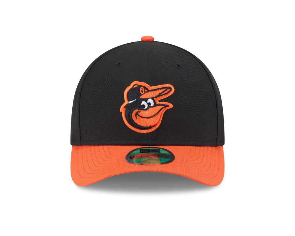 Baltimore Orioles Black Orange Road New Era Player Replica M-Crown 9FORTY Adjustable Hat Official Team Hat Sports Fan Cap Official NFL Team Hat