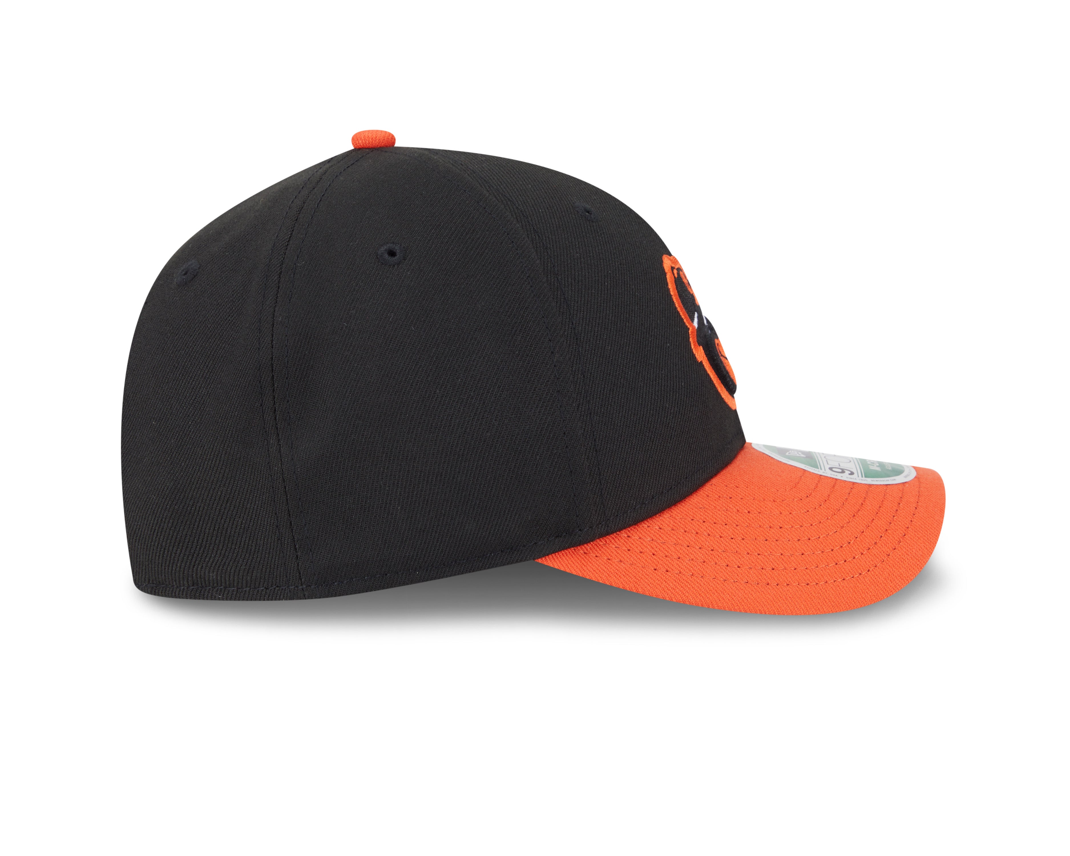 Baltimore Orioles Black Orange Road New Era Player Replica M-Crown 9FORTY Adjustable Hat Official Team Hat Sports Fan Cap Official NFL Team Hat