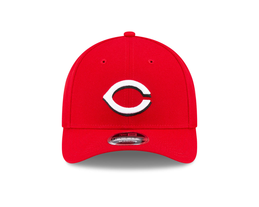 Cincinnati Reds New Era Red Player Replica M-Crown 9FORTY Adjustable Hat Official Team Hat Sports Fan Cap Official NFL Team Hat Football Fan Cap