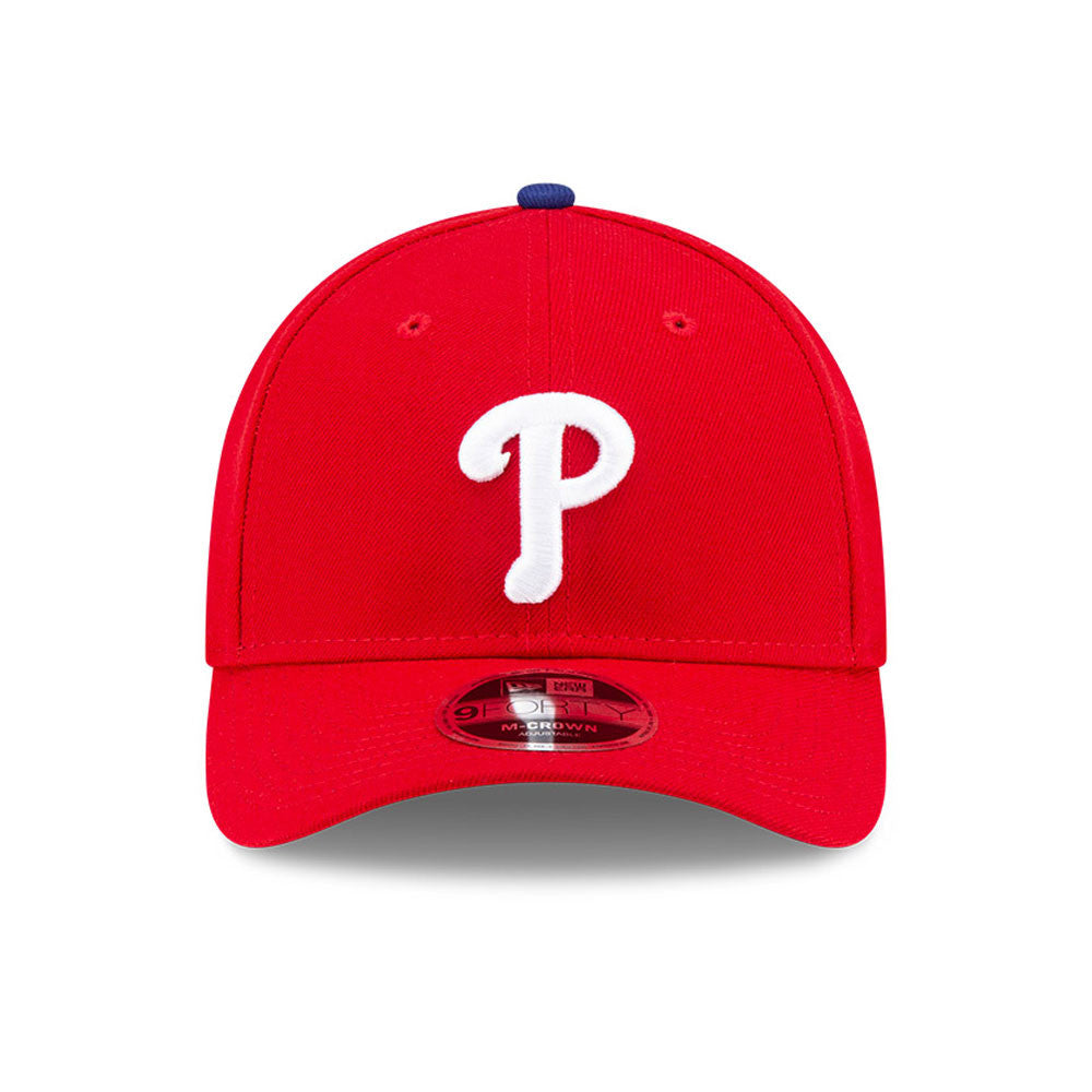Philadelphia Phillies Red New Era Player Replica M-Crown 9FORTY Adjustable Hat Official Team Hat Sports Fan Cap Official NFL Team Hat Football Fan Cap